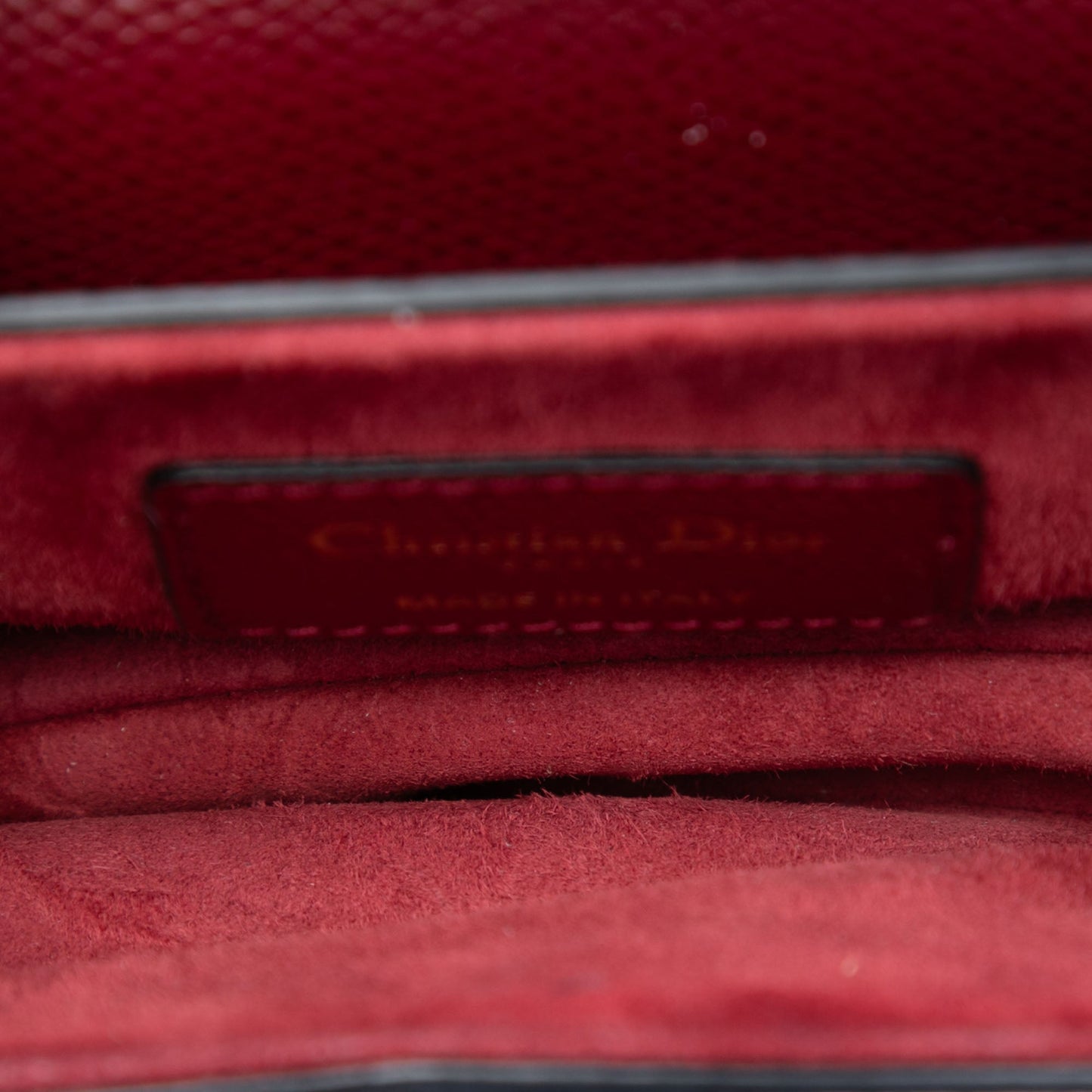 Dior Mini Grained Calfskin Saddle Bag