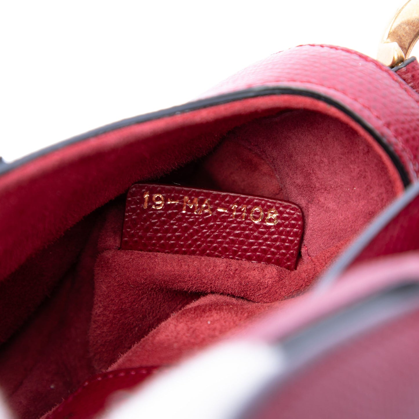 Dior Mini Grained Calfskin Saddle Bag