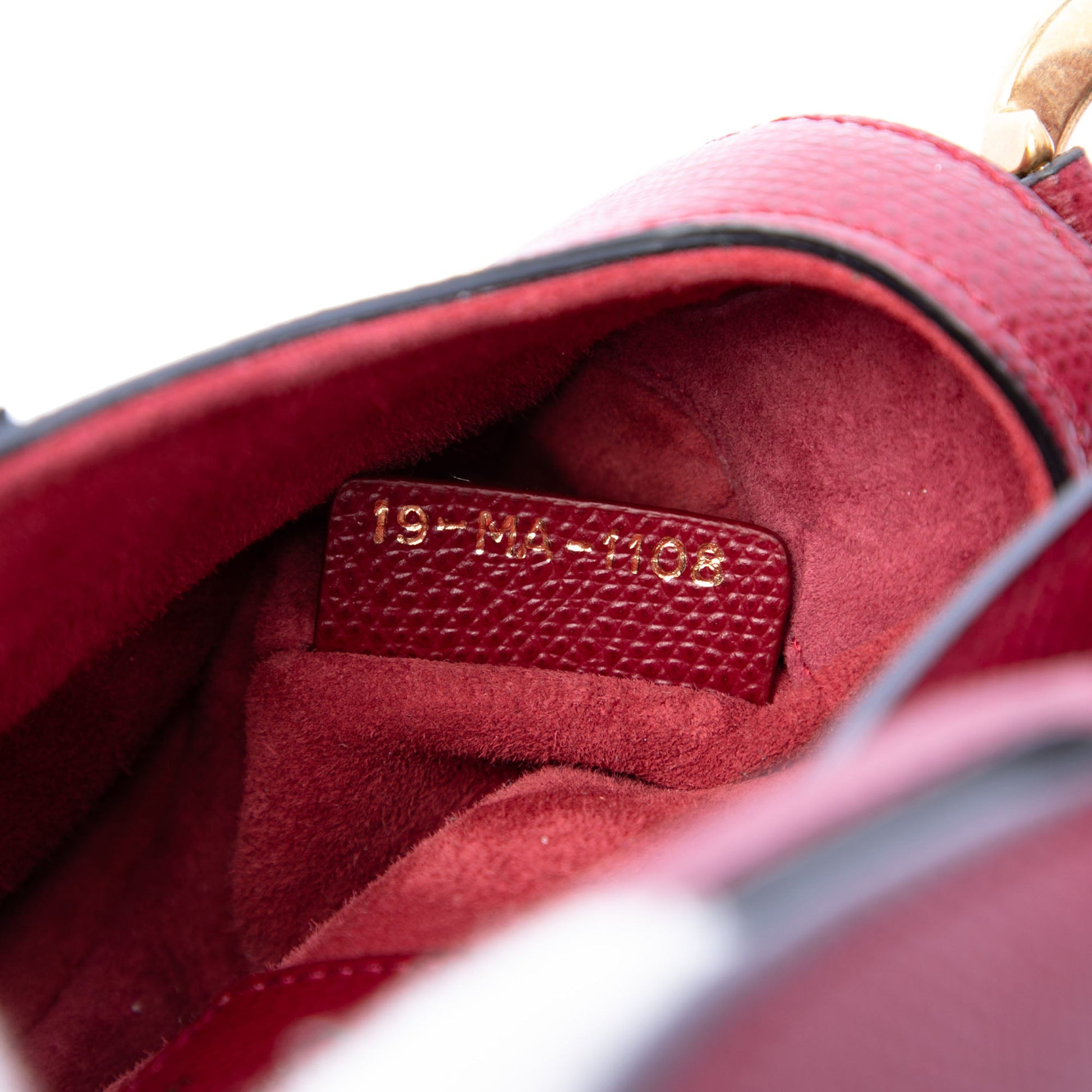 Dior Mini Grained Calfskin Saddle Bag