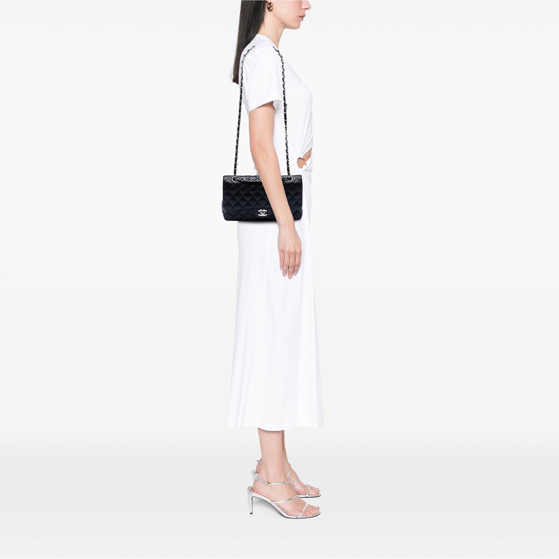 Chanel Medium Classic Caviar Double Flap