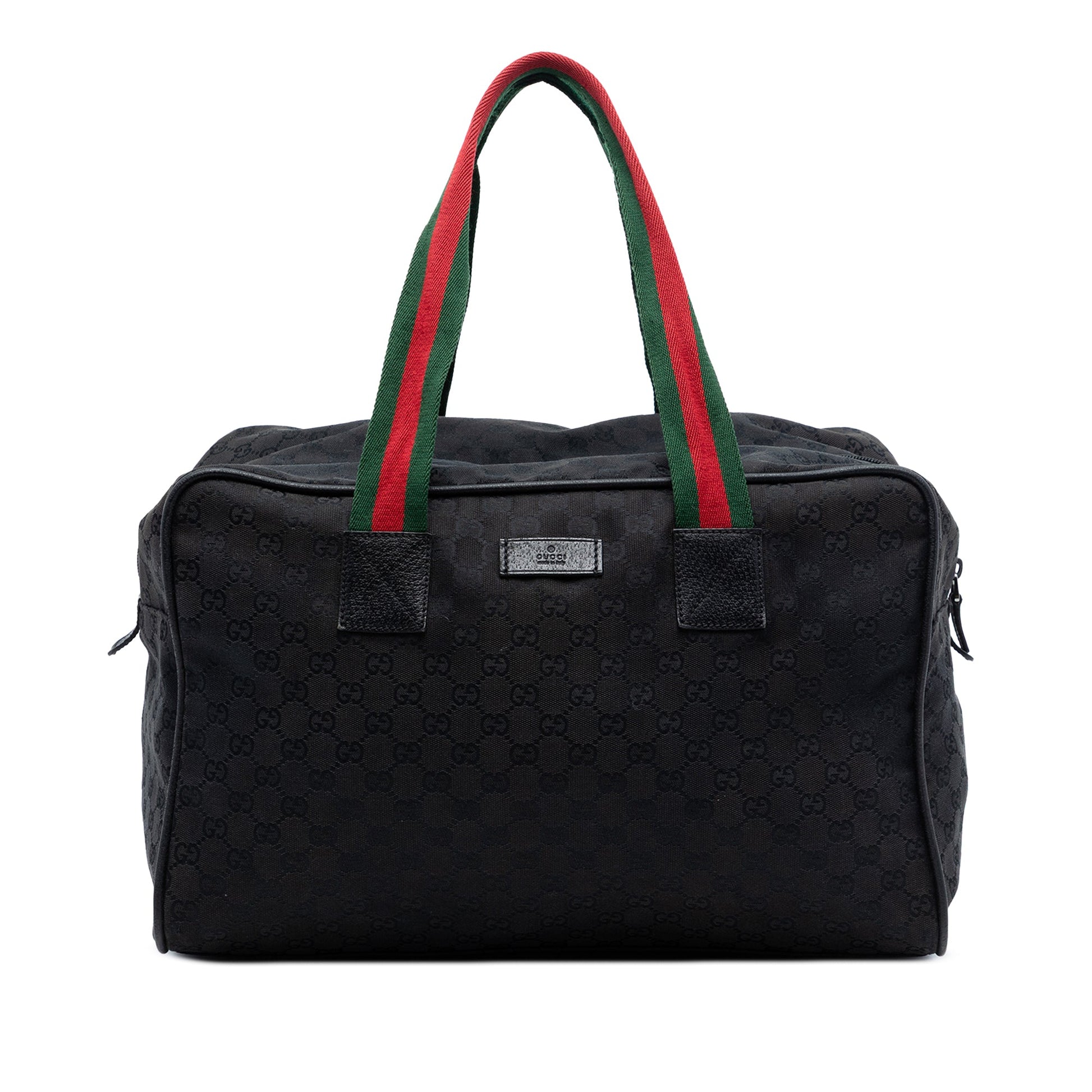 Gucci GG Canvas Web Travel Bag