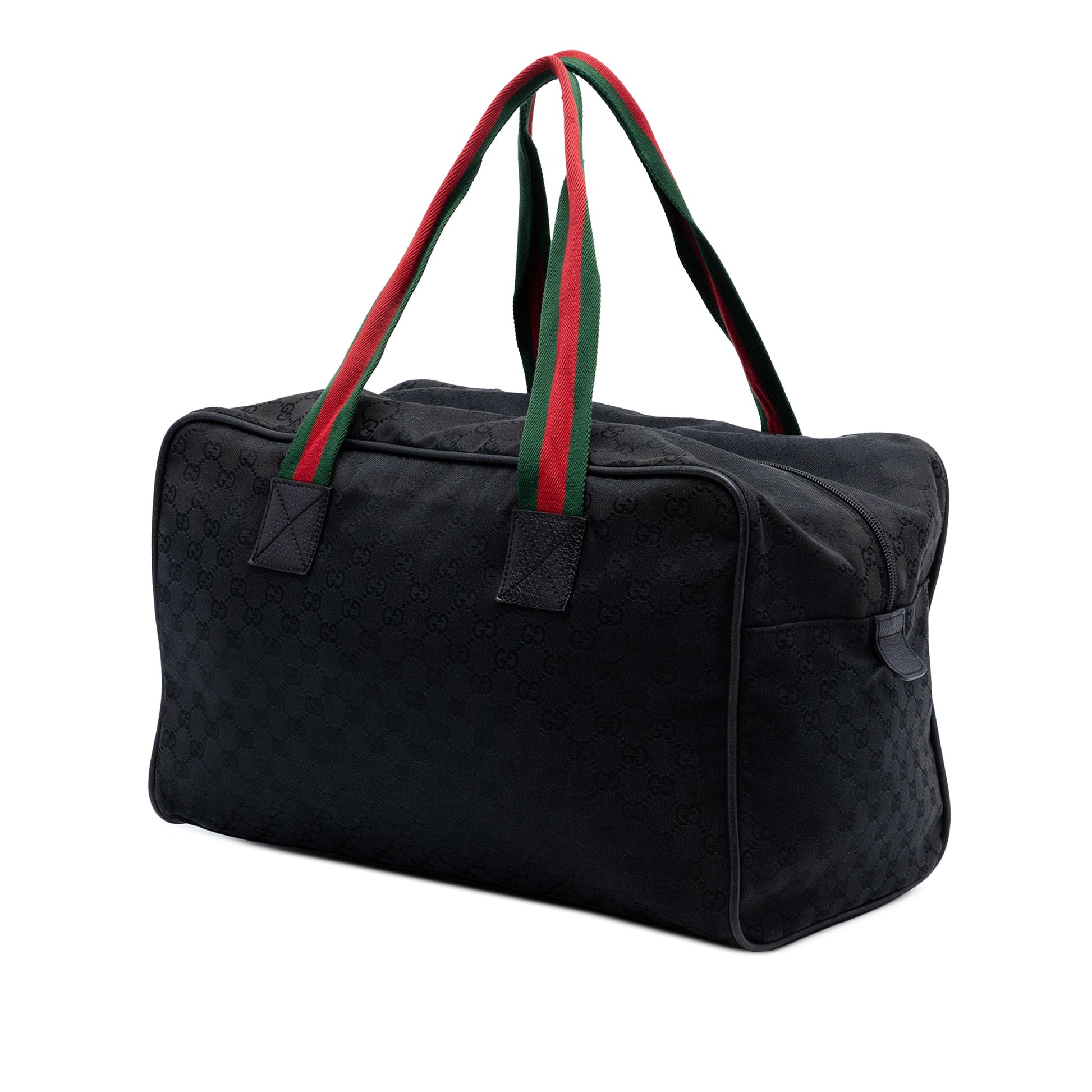 Gucci GG Canvas Web Travel Bag