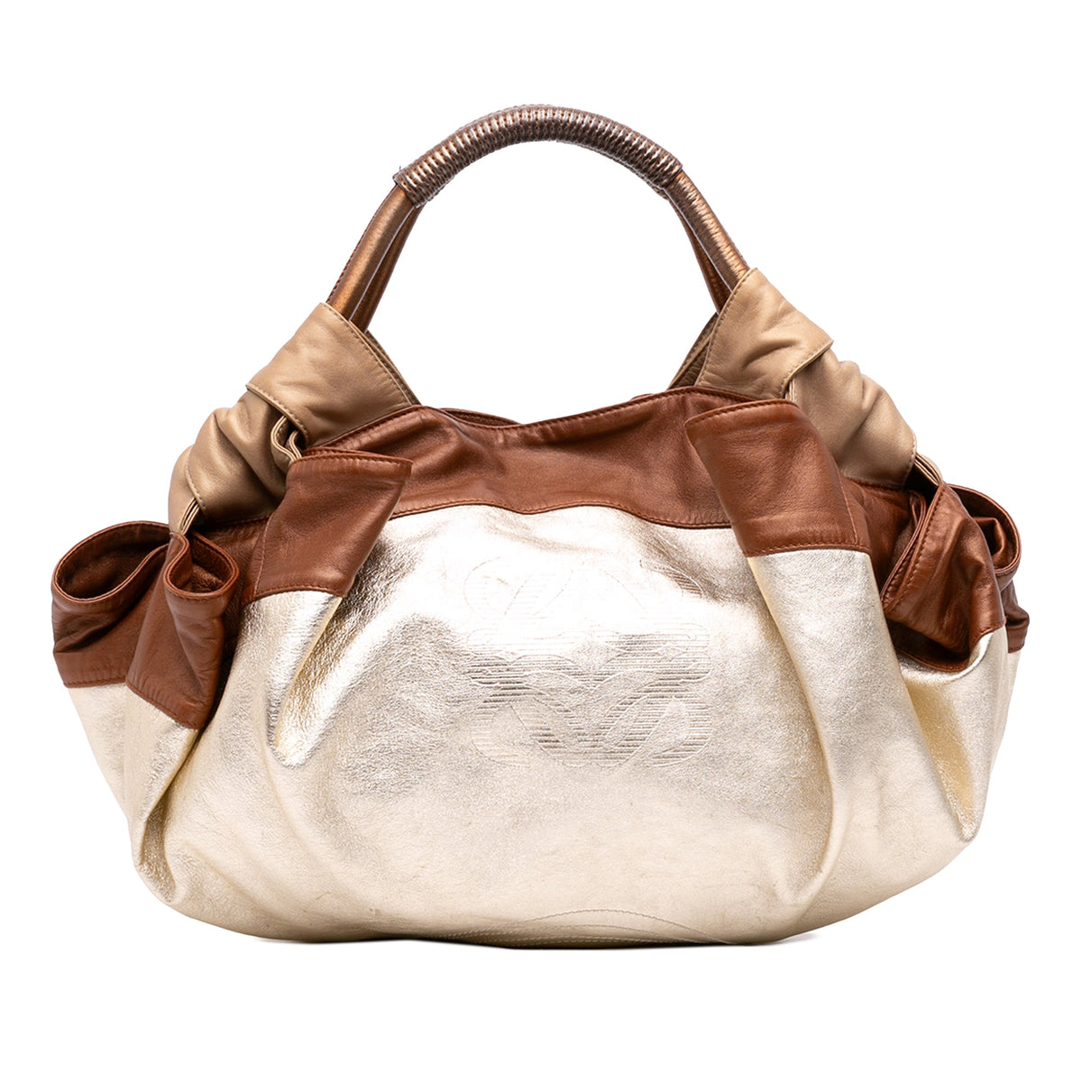 LOEWE Tricolor Nappa Aire — Gold