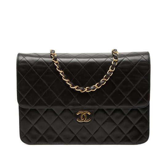 Chanel Medium CC Quilted Lambskin Single Flap