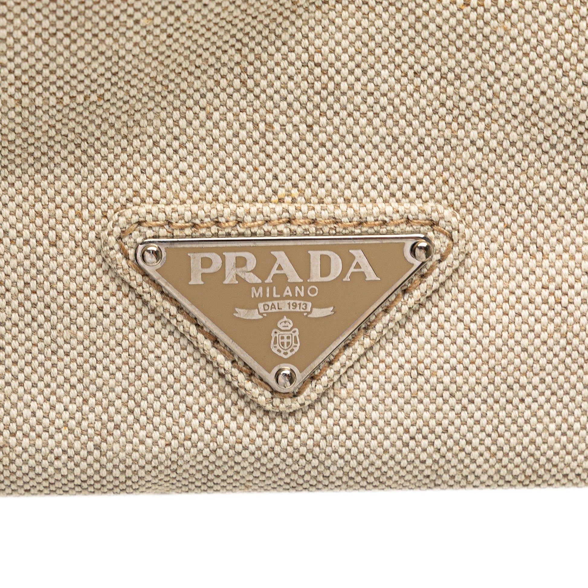 Prada Canvas Canapa Mistolino Tote