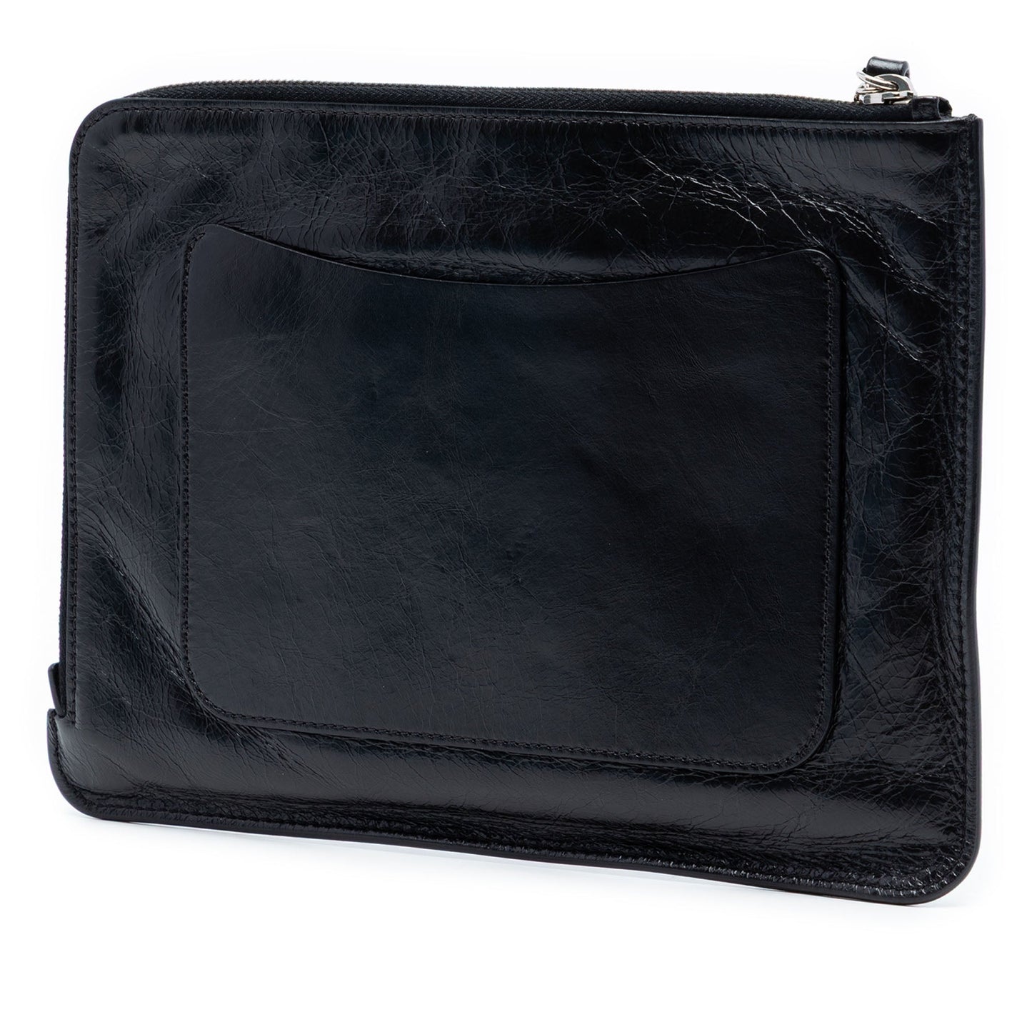 Distressed Calfskin Je Ne Suis Pas En Solde Clutch