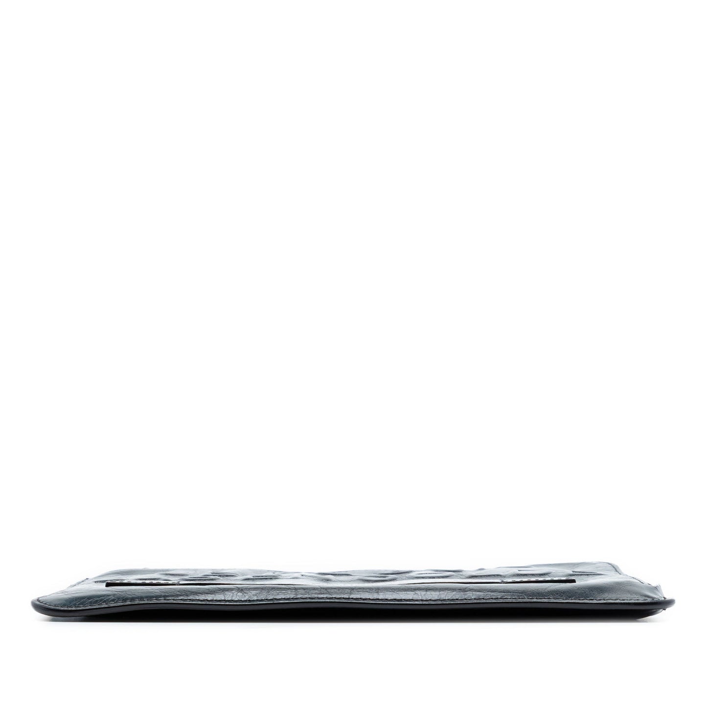 Distressed Calfskin Je Ne Suis Pas En Solde Clutch