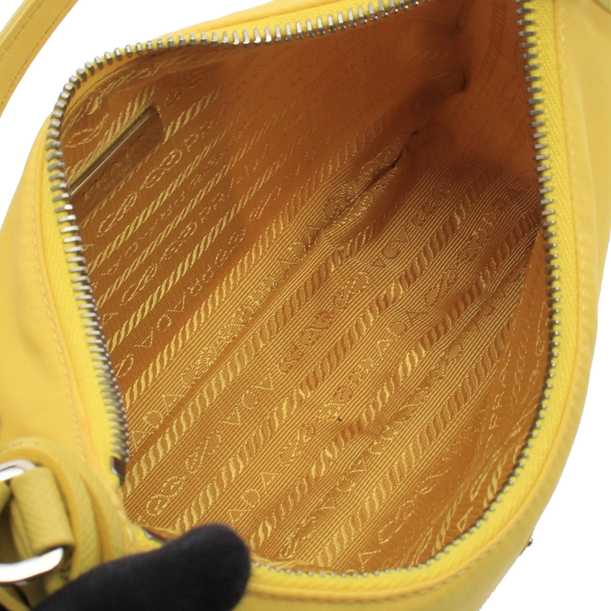 Prada Mini Tessuto Re Edition 2005 Satchel — Yellow