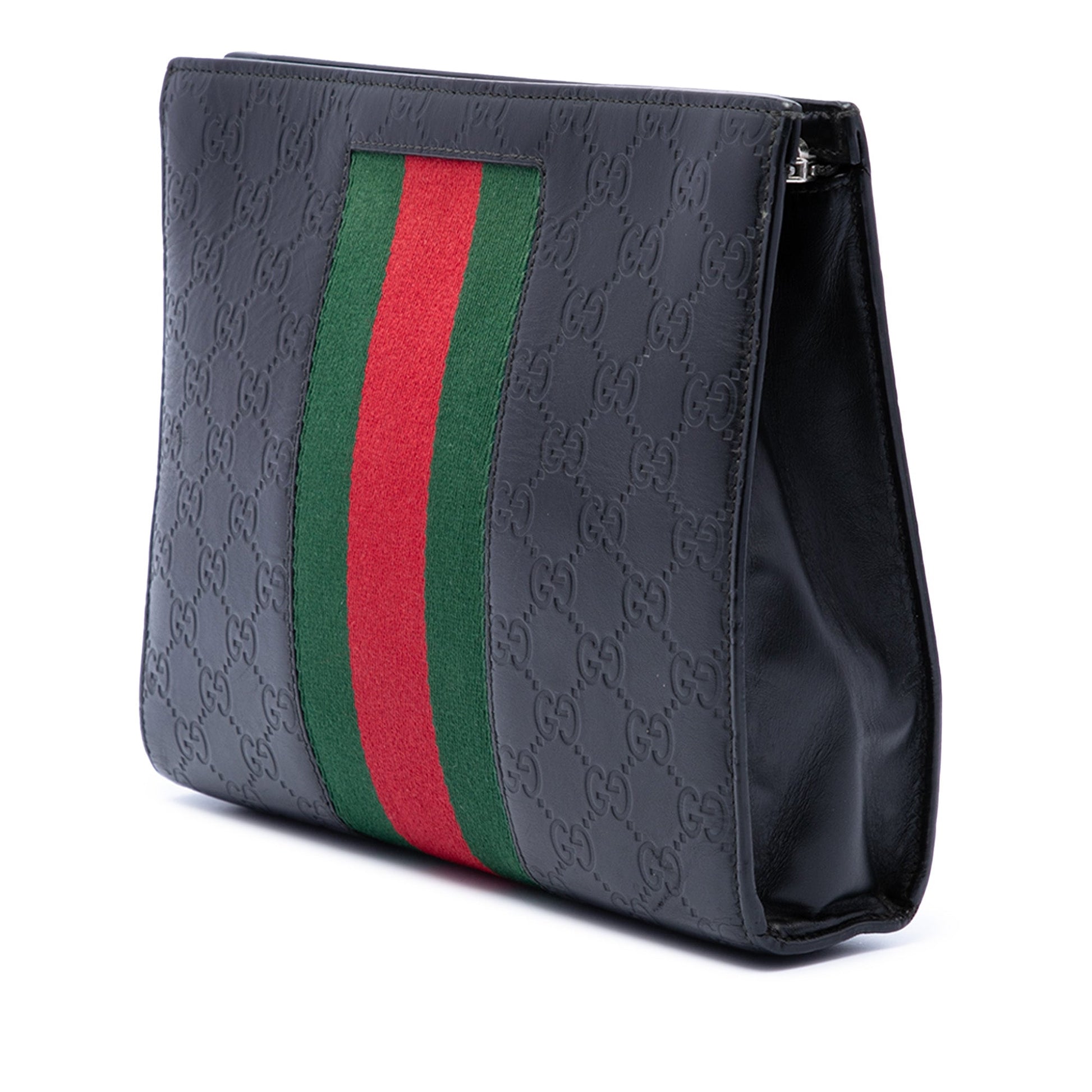 Gucci Guccissima Web Clutch