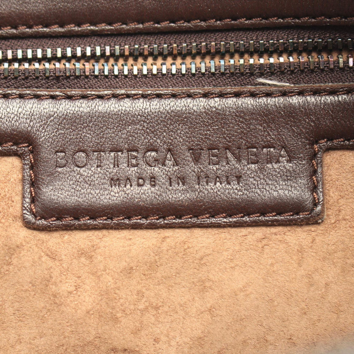 Bottega Veneta Nappa Intrecciato Nodini Crossbody — Brown