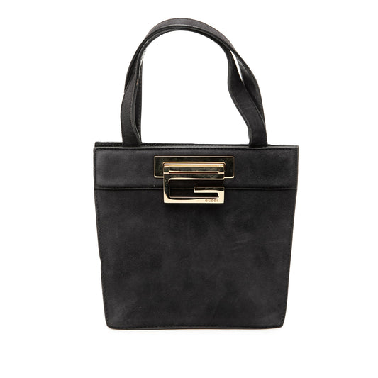 Gucci G Suede Handbag