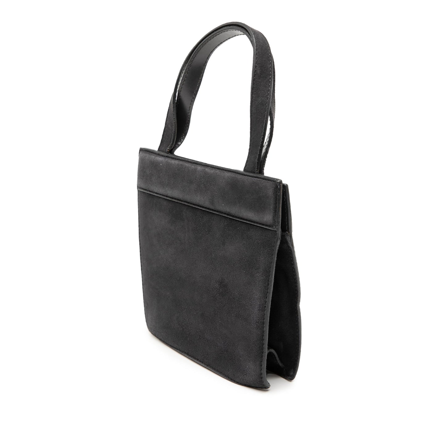 Gucci G Suede Handbag