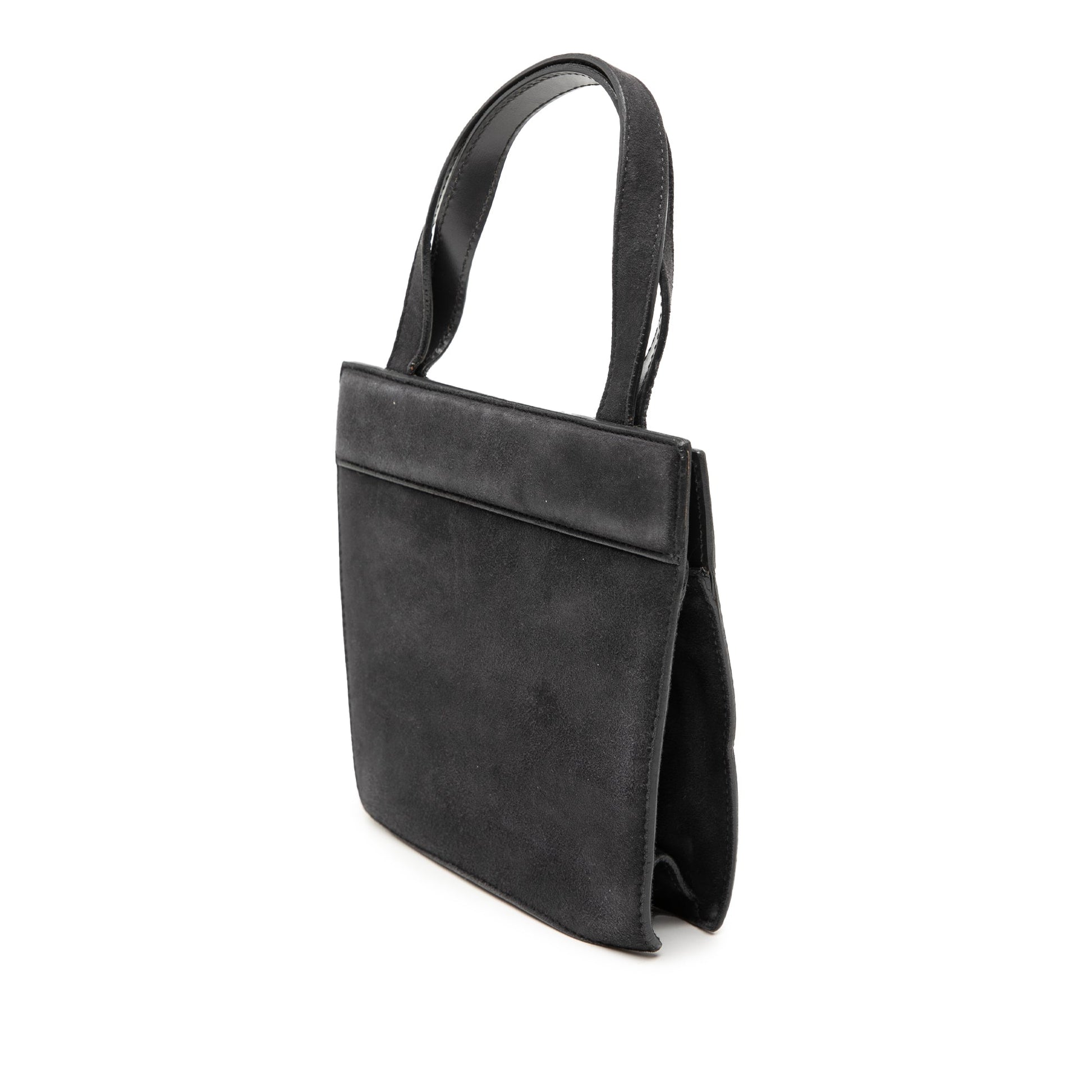Gucci G Suede Handbag
