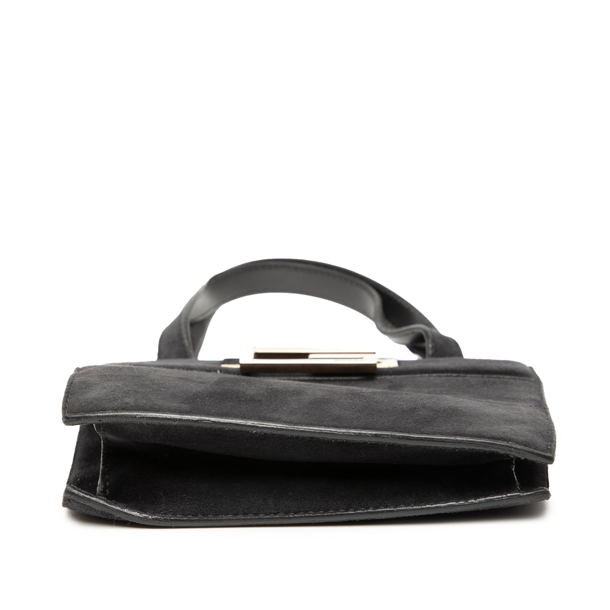 Gucci G Suede Handbag