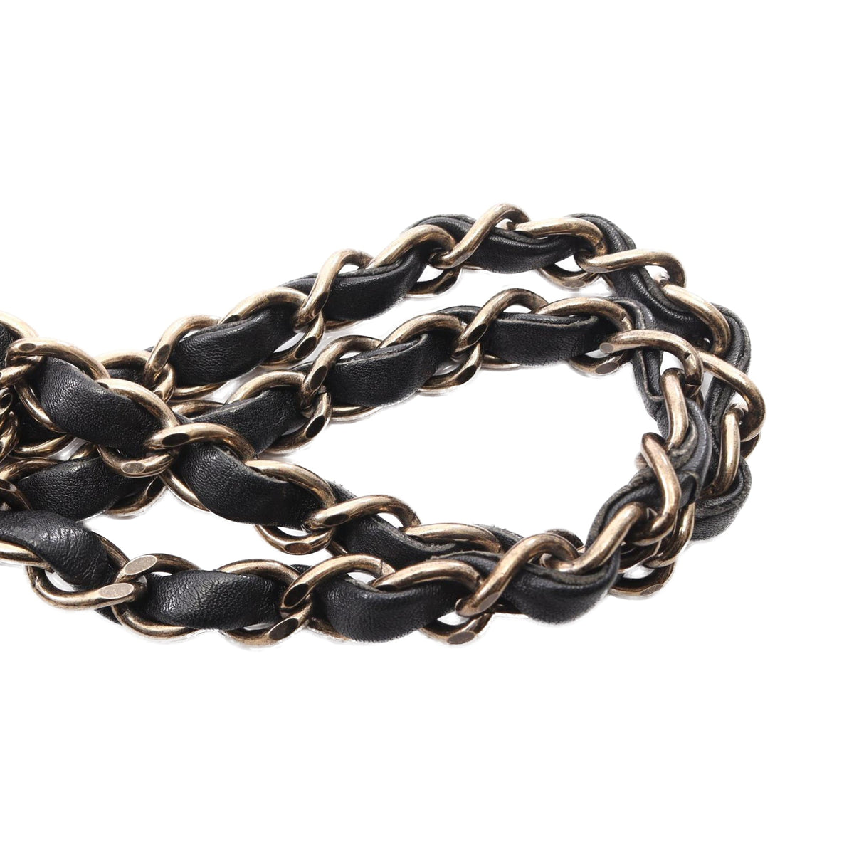 Chanel CC Calfskin Wild Stitch Flap — Black