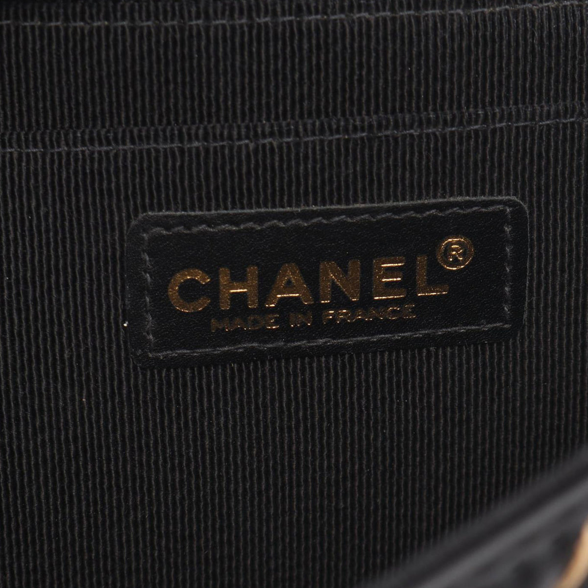 Chanel CC Calfskin Wild Stitch Flap — Black