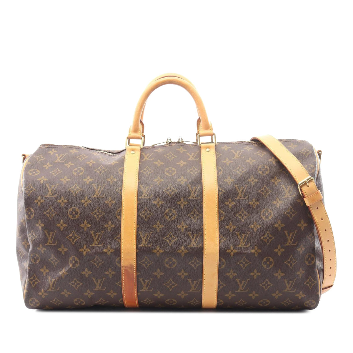 Louis Vuitton Monogram Keepall Bandouliere 50 — Brown