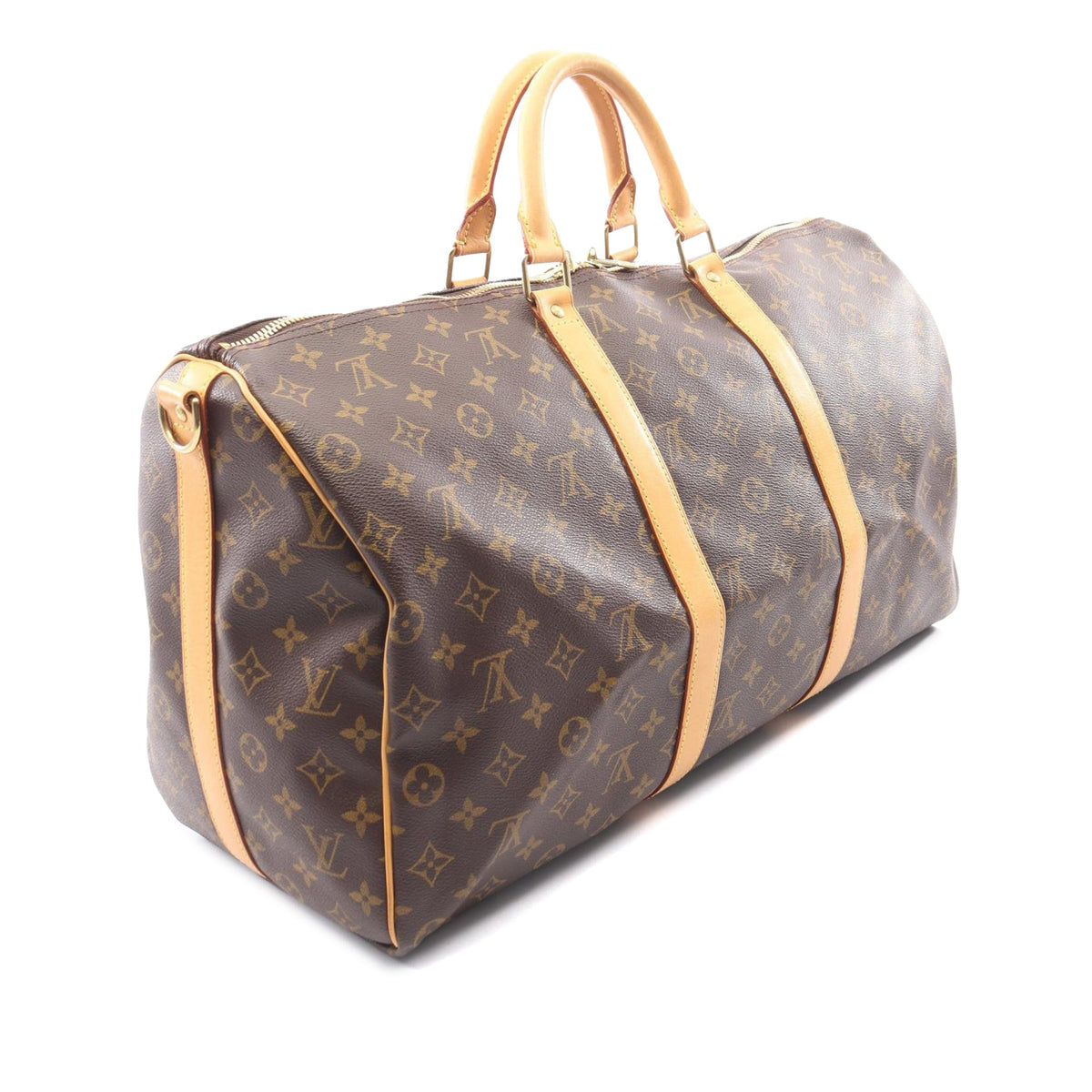 Louis Vuitton Monogram Keepall Bandouliere 50 — Brown