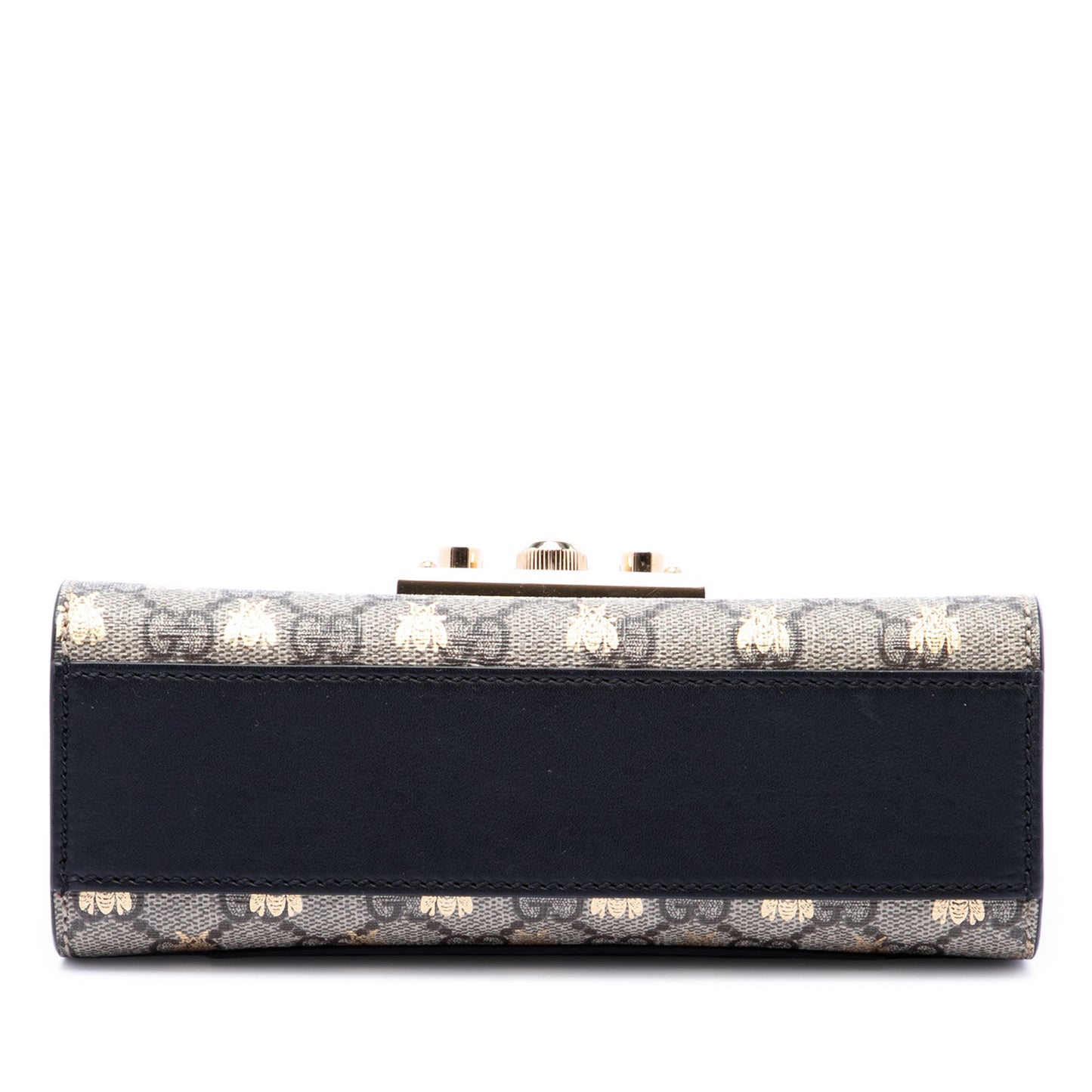 Gucci Small GG Supreme Bee Padlock Crossbody