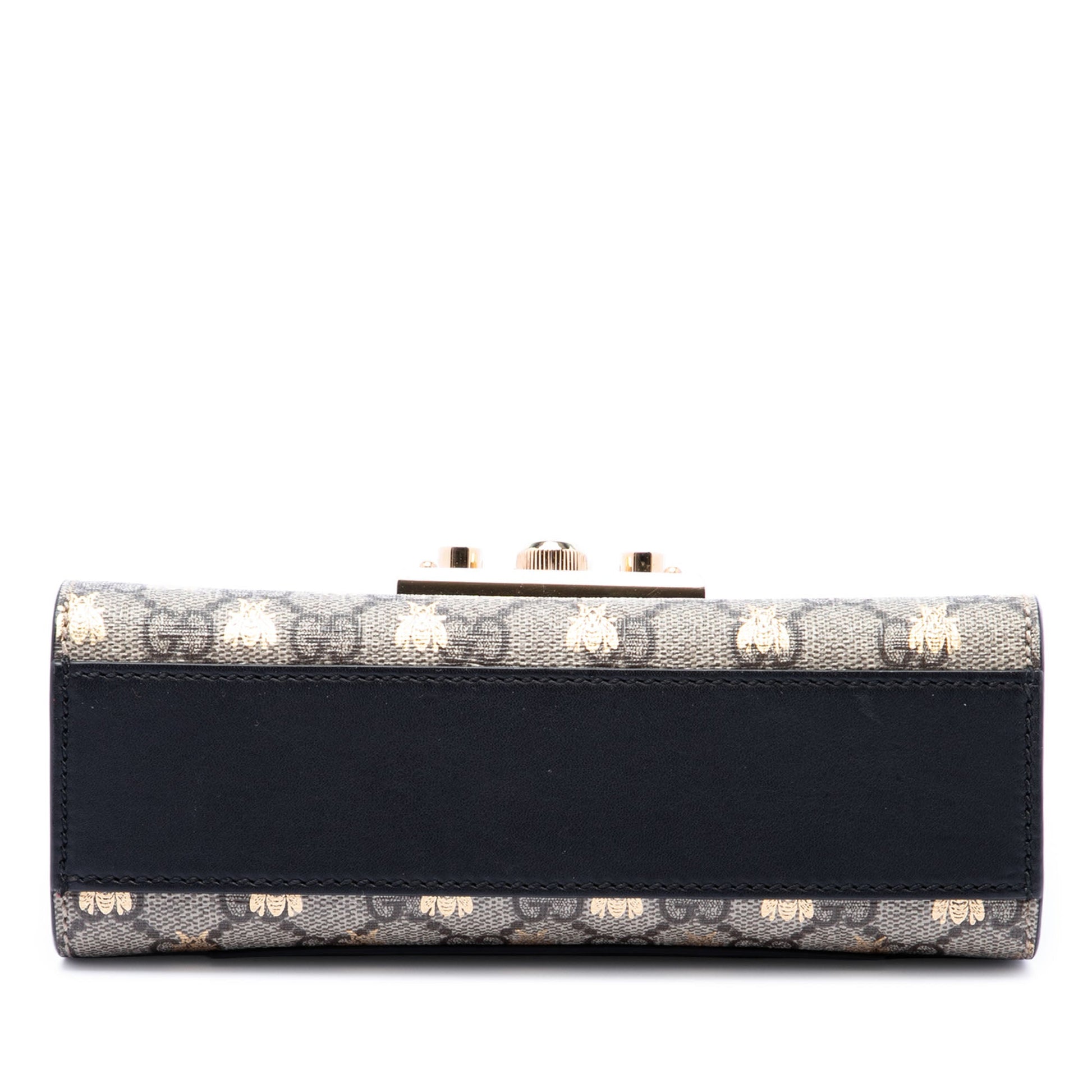 Gucci Small GG Supreme Bee Padlock Crossbody
