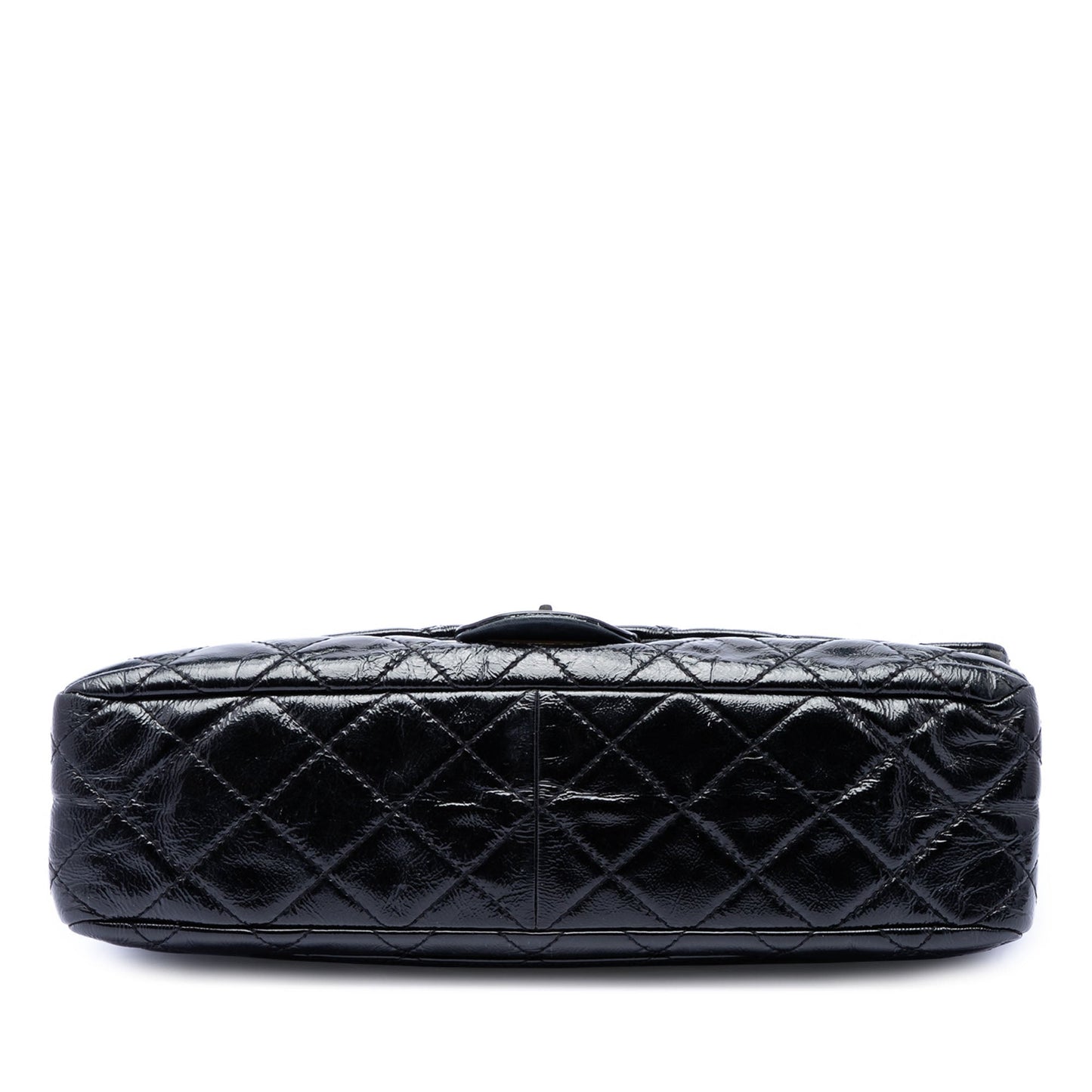 Chanel Quilted Crinkled Patent Reissue 2.55 Double Flap 227