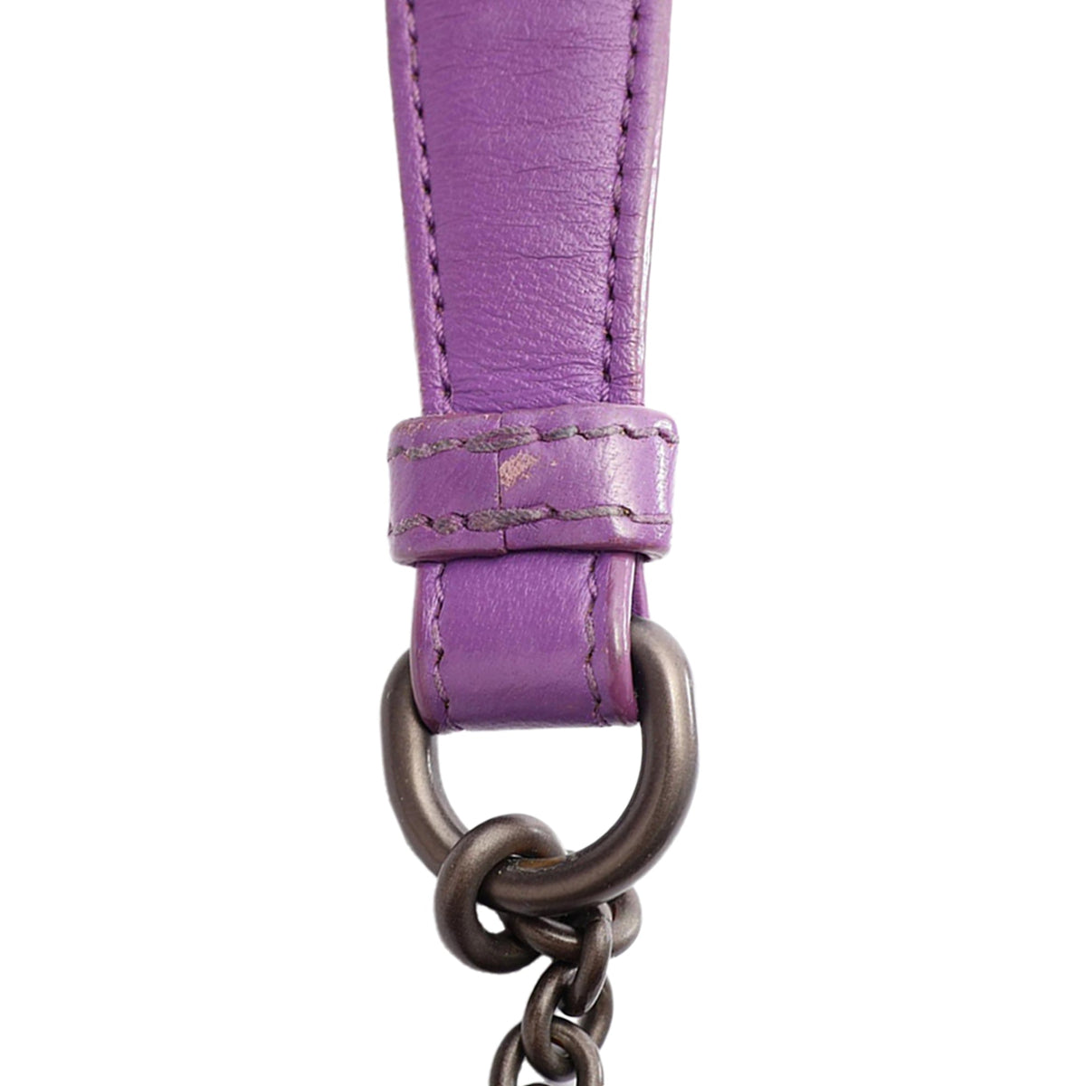 Bottega Veneta Baby Nappa Intrecciato Olimpia — Purple