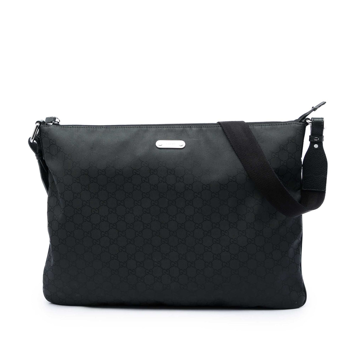 Gucci GG Nylon Crossbody — Black