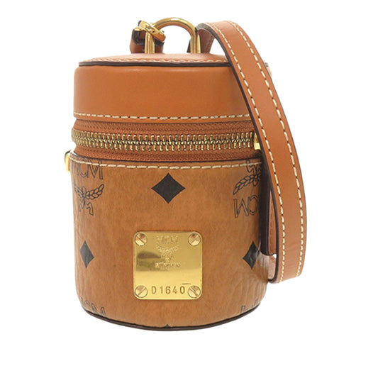 MCM Mini Visetos Coated Canvas Vanity Bag