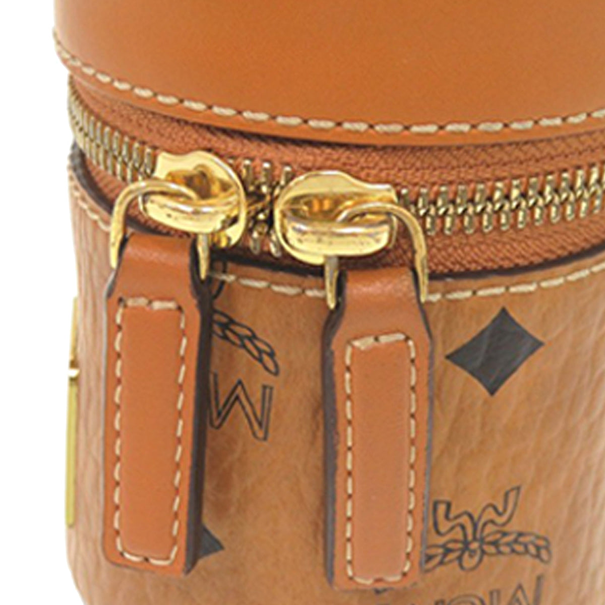 MCM Mini Visetos Coated Canvas Vanity Bag