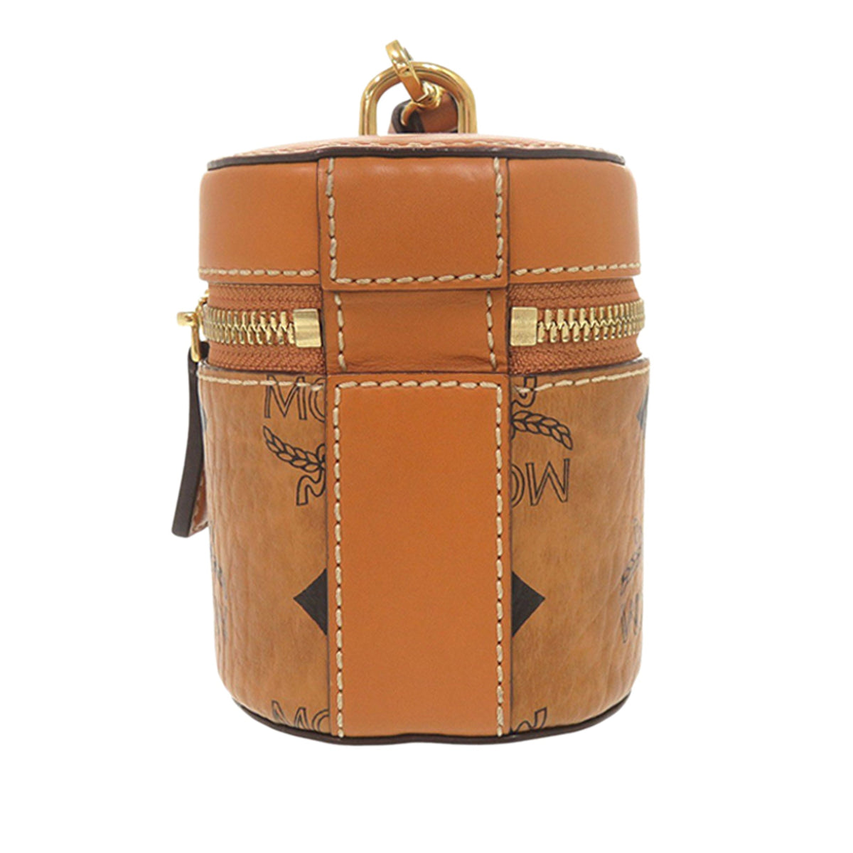 MCM Mini Visetos Coated Canvas Vanity Bag