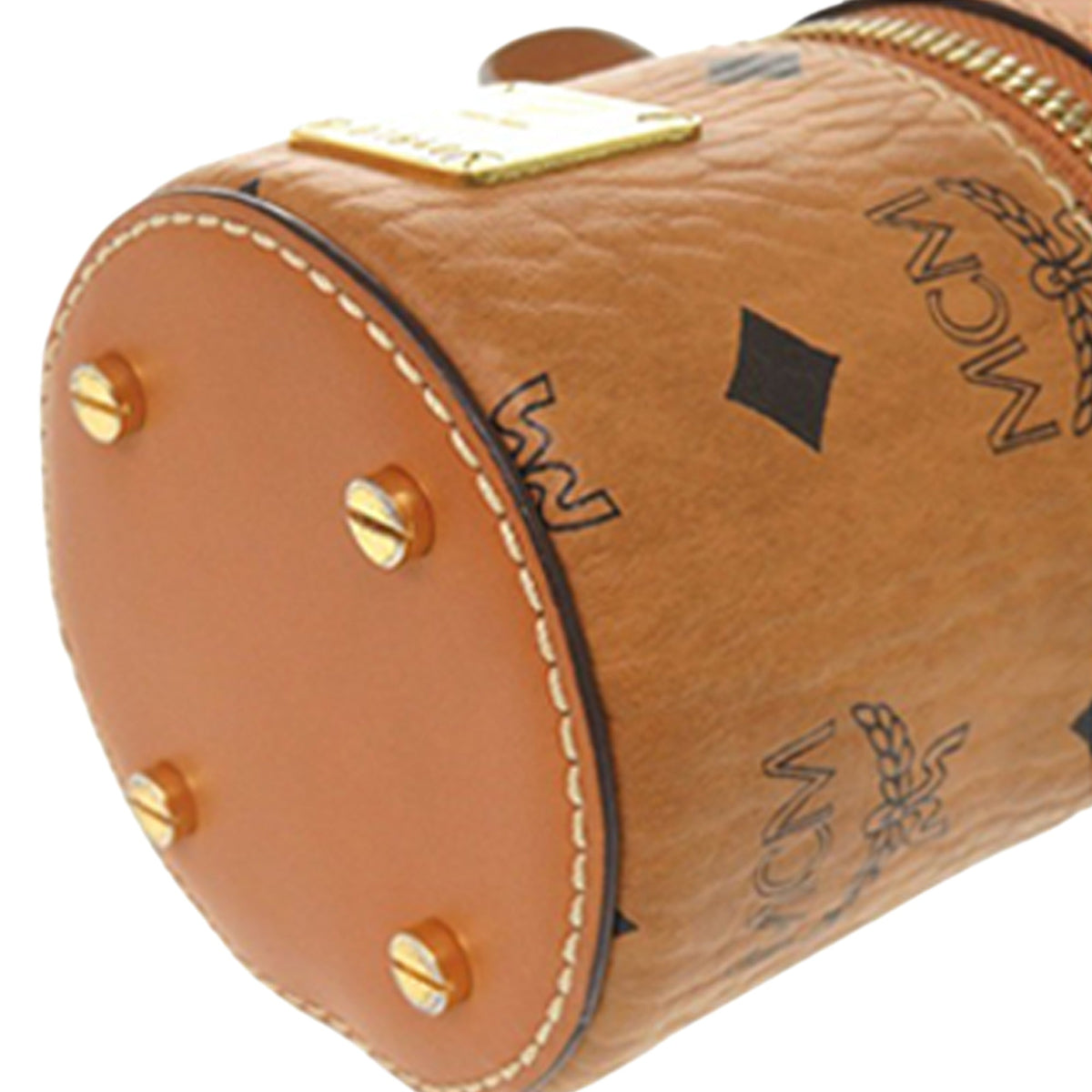 MCM Mini Visetos Coated Canvas Vanity Bag