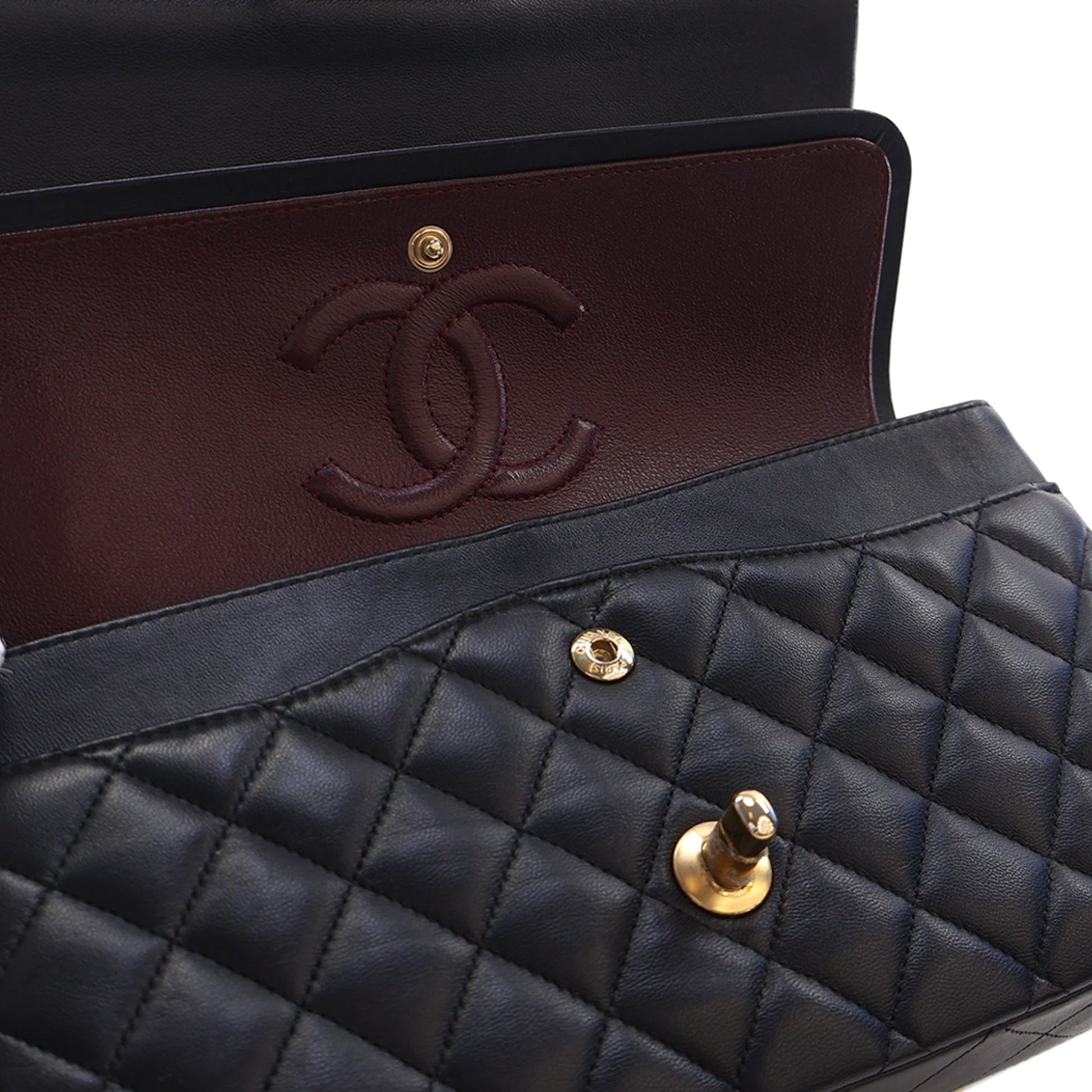 Chanel Medium Classic Lambskin Double Flap