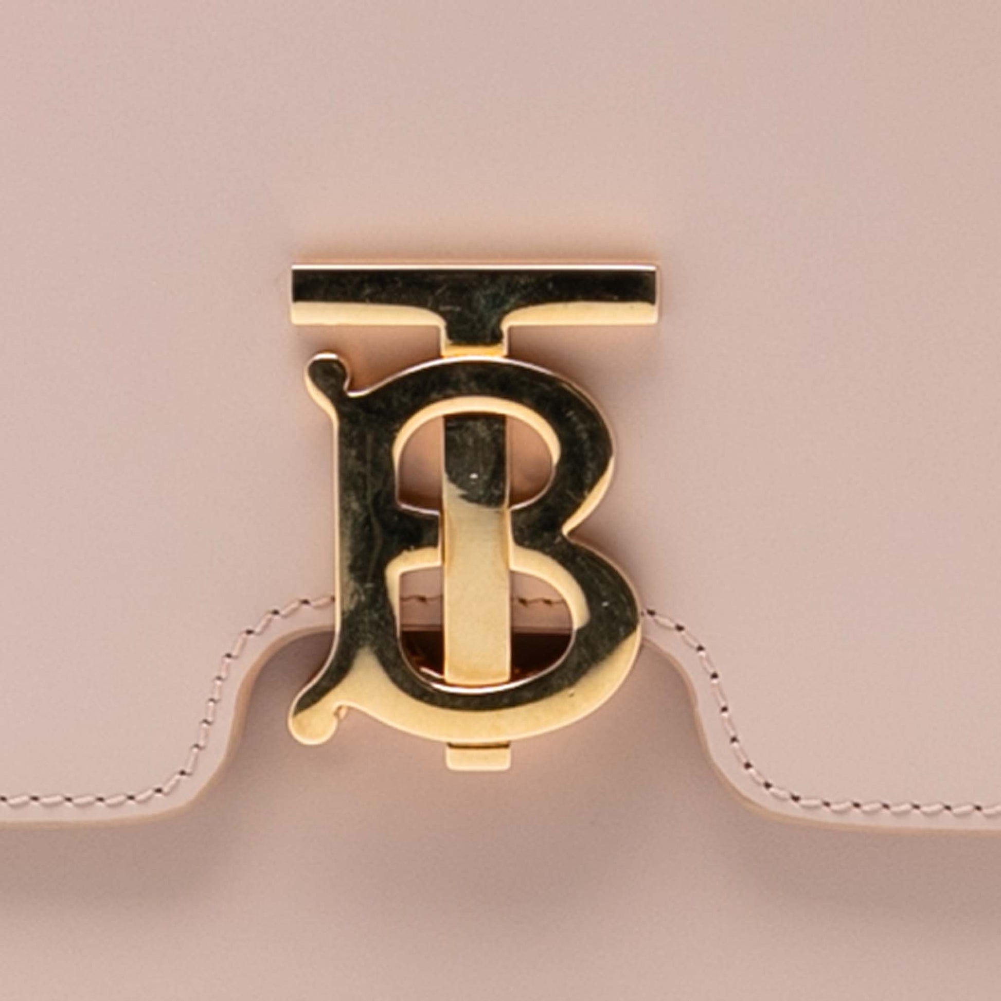 Burberry Medium Smooth Calfskin TB Monogram Crossbody