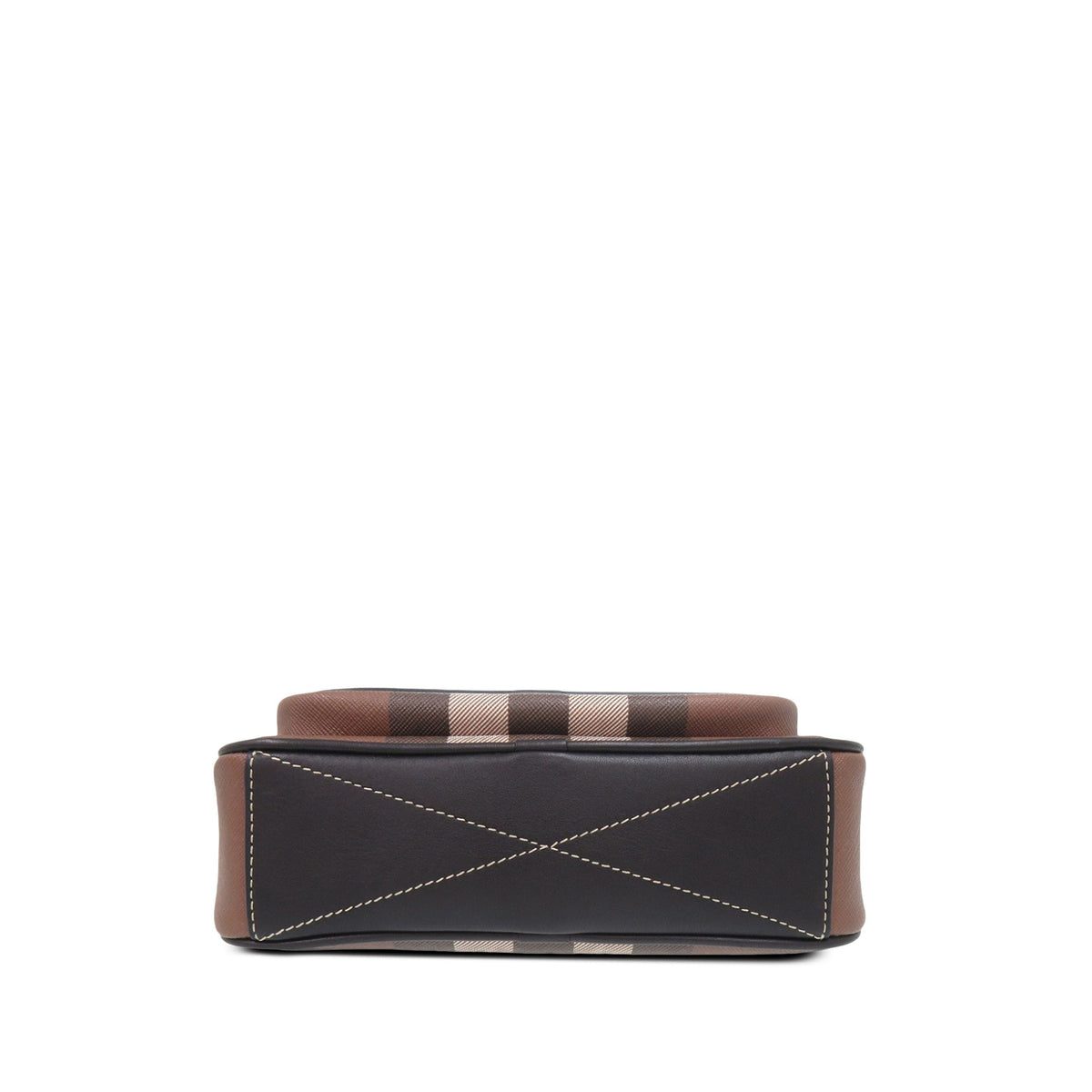 Burberry Paddy Check Crossbody Bag — Brown