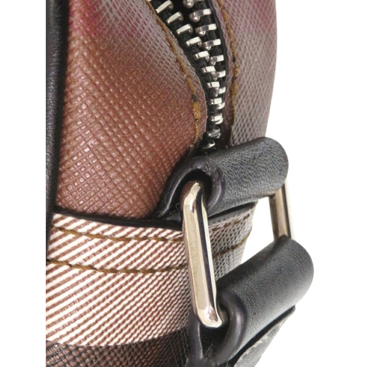 Burberry Paddy Check Crossbody Bag — Brown