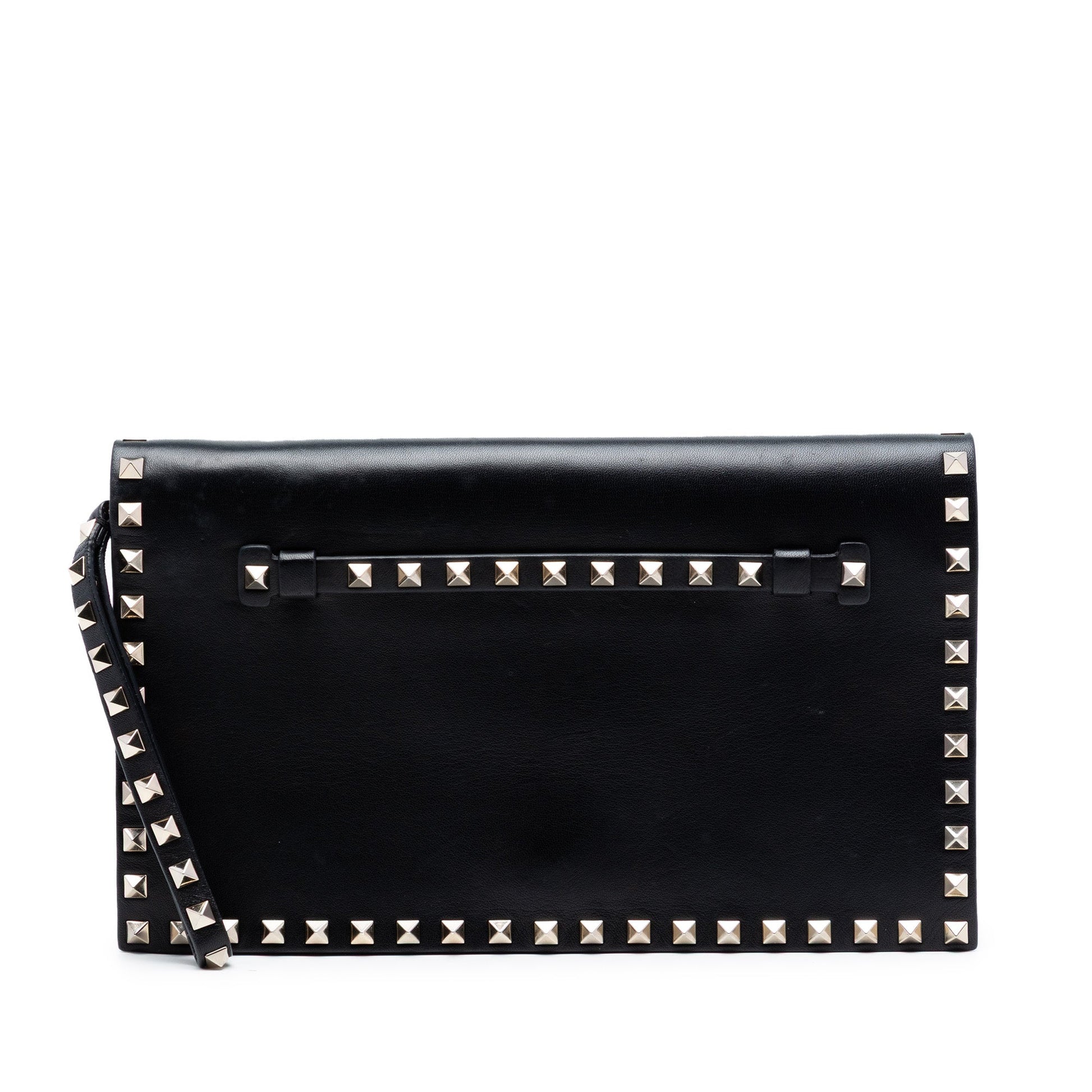 Valentino Nappa Rockstud Wristlet Clutch