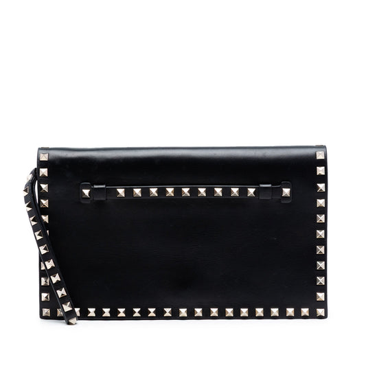 Valentino Nappa Rockstud Wristlet Clutch