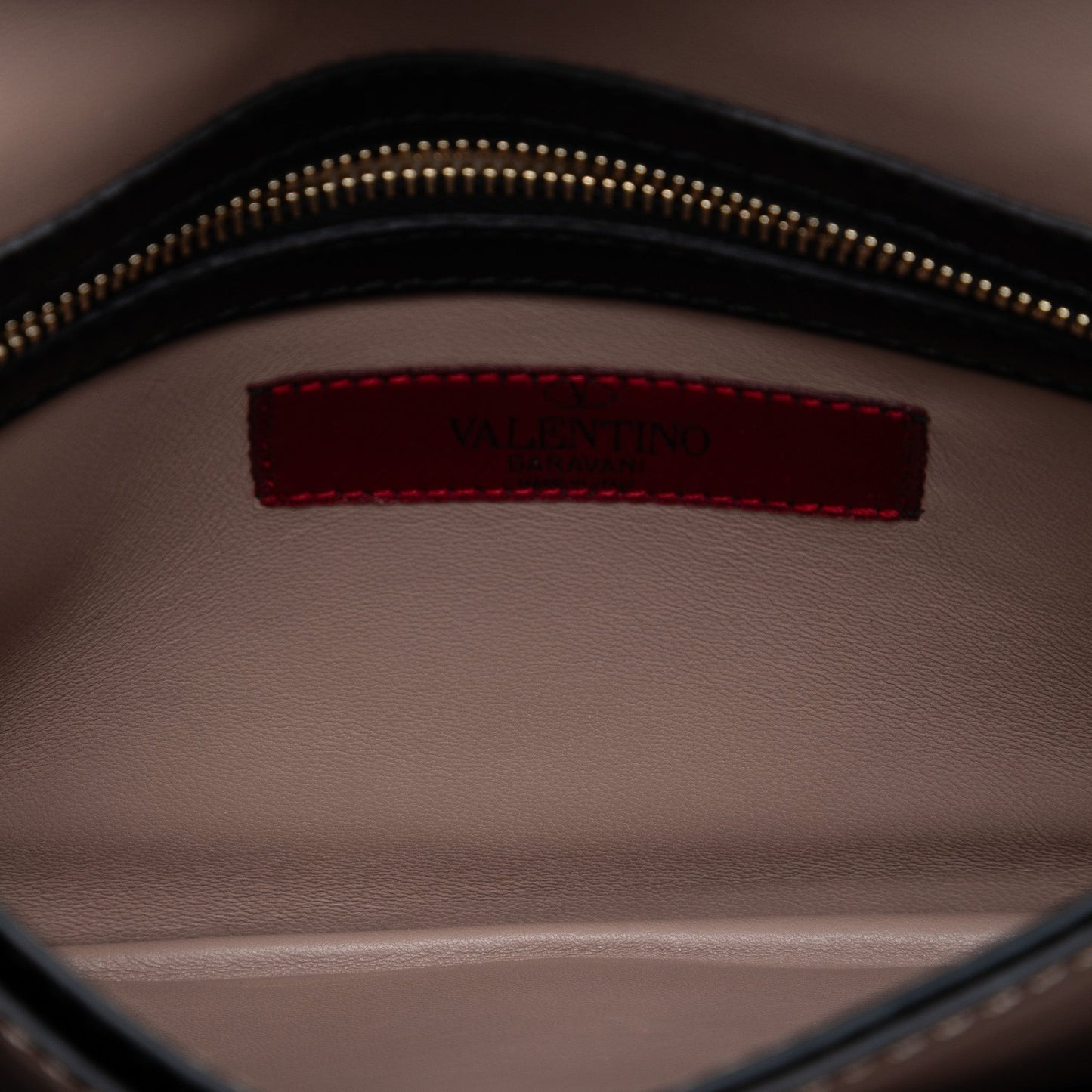 Valentino Nappa Rockstud Wristlet Clutch