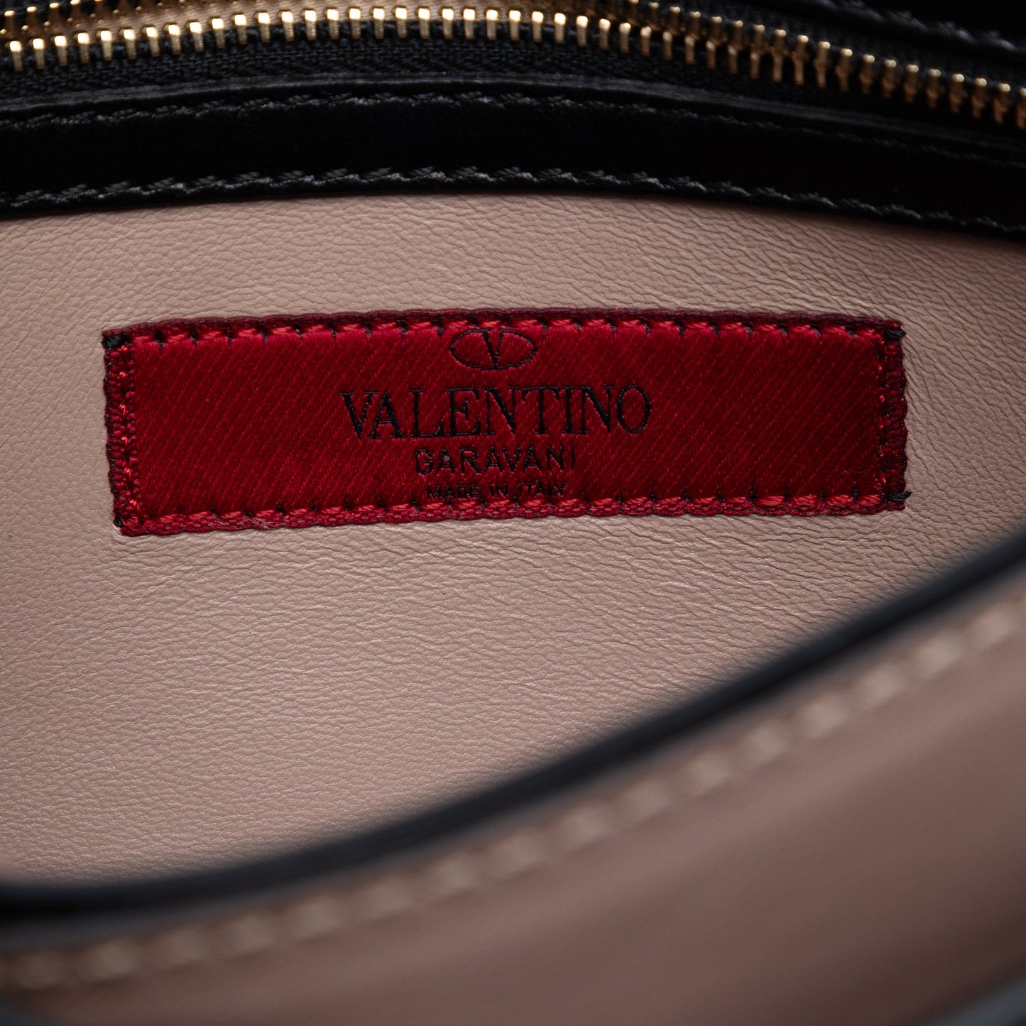 Valentino Nappa Rockstud Wristlet Clutch