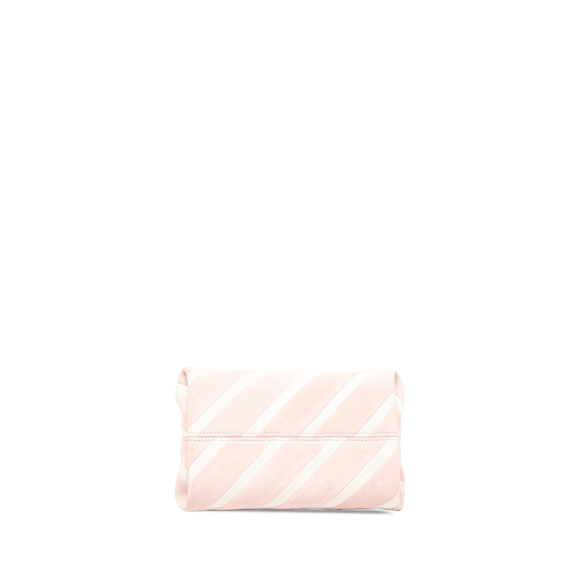 Jacquemus Suede and Leather The Berlingot Shoulder Bag — Pink