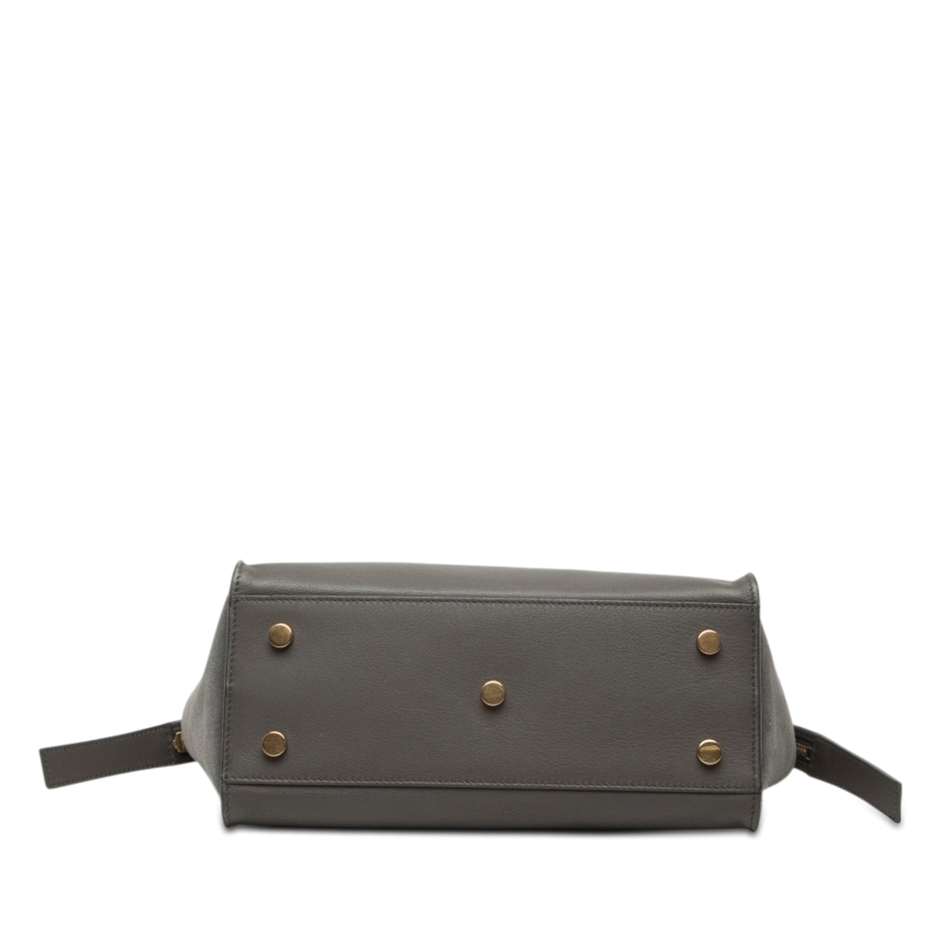 Saint Laurent Baby Leather Monogram Downtown Cabas Satchel