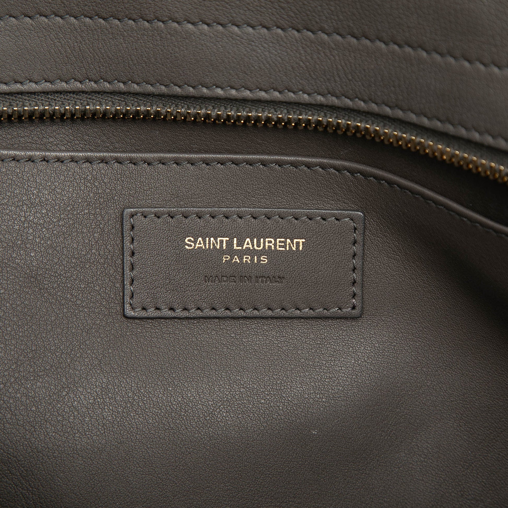Saint Laurent Baby Leather Monogram Downtown Cabas Satchel