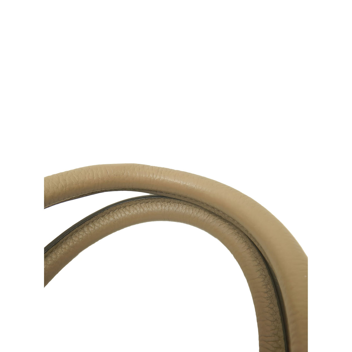 Celine Micro Leather Luggage Tote — Beige