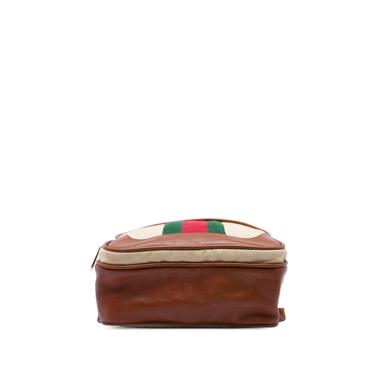 Gucci Canvas Web Backpack — Beige