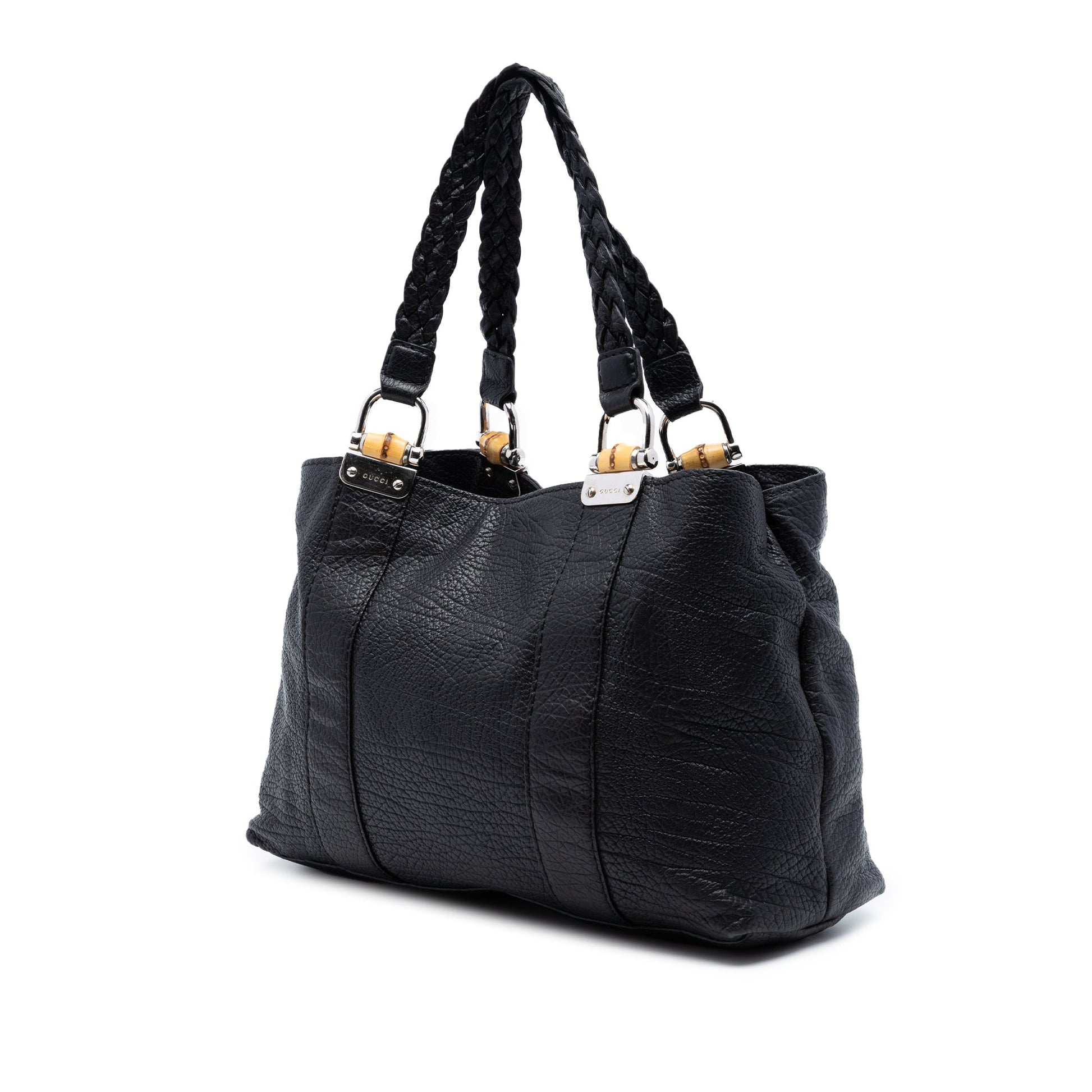 Gucci Leather Bamboo Libeccio Tote