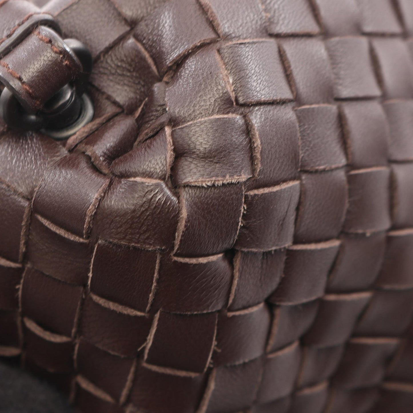 Bottega Veneta Nappa Intrecciato Cube Crossbody