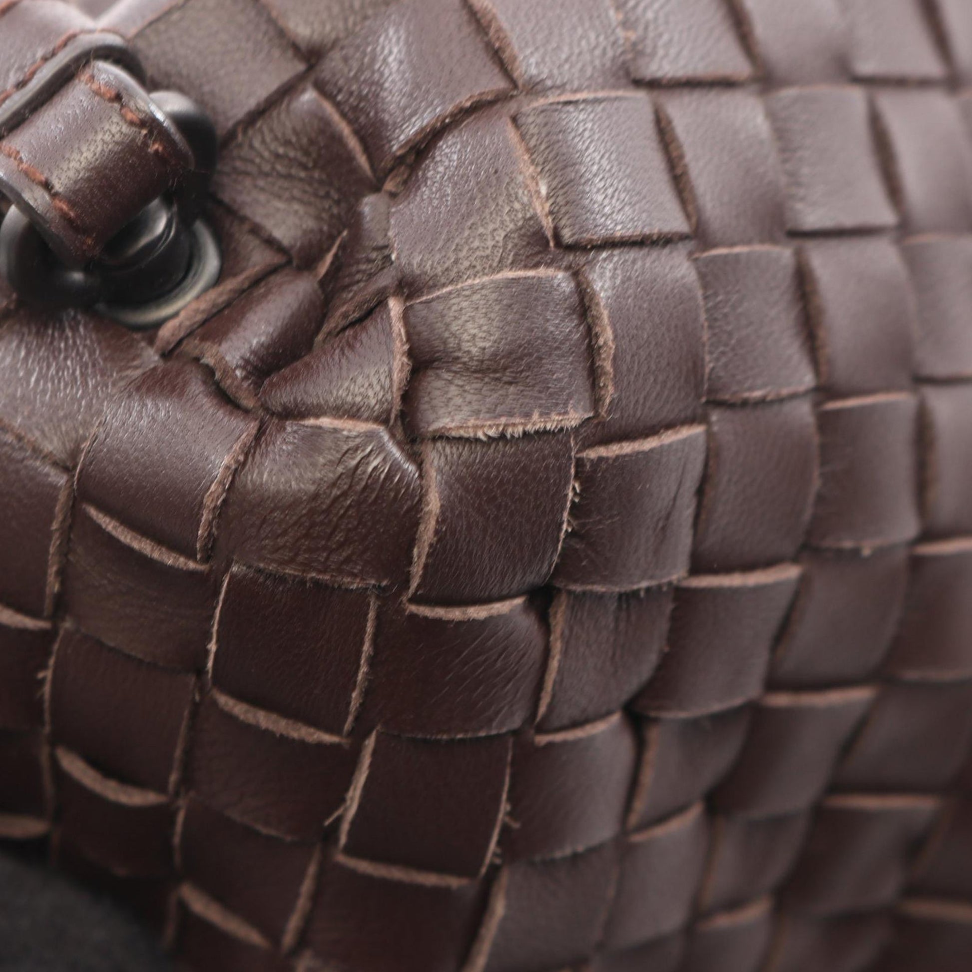 Bottega Veneta Nappa Intrecciato Cube Crossbody