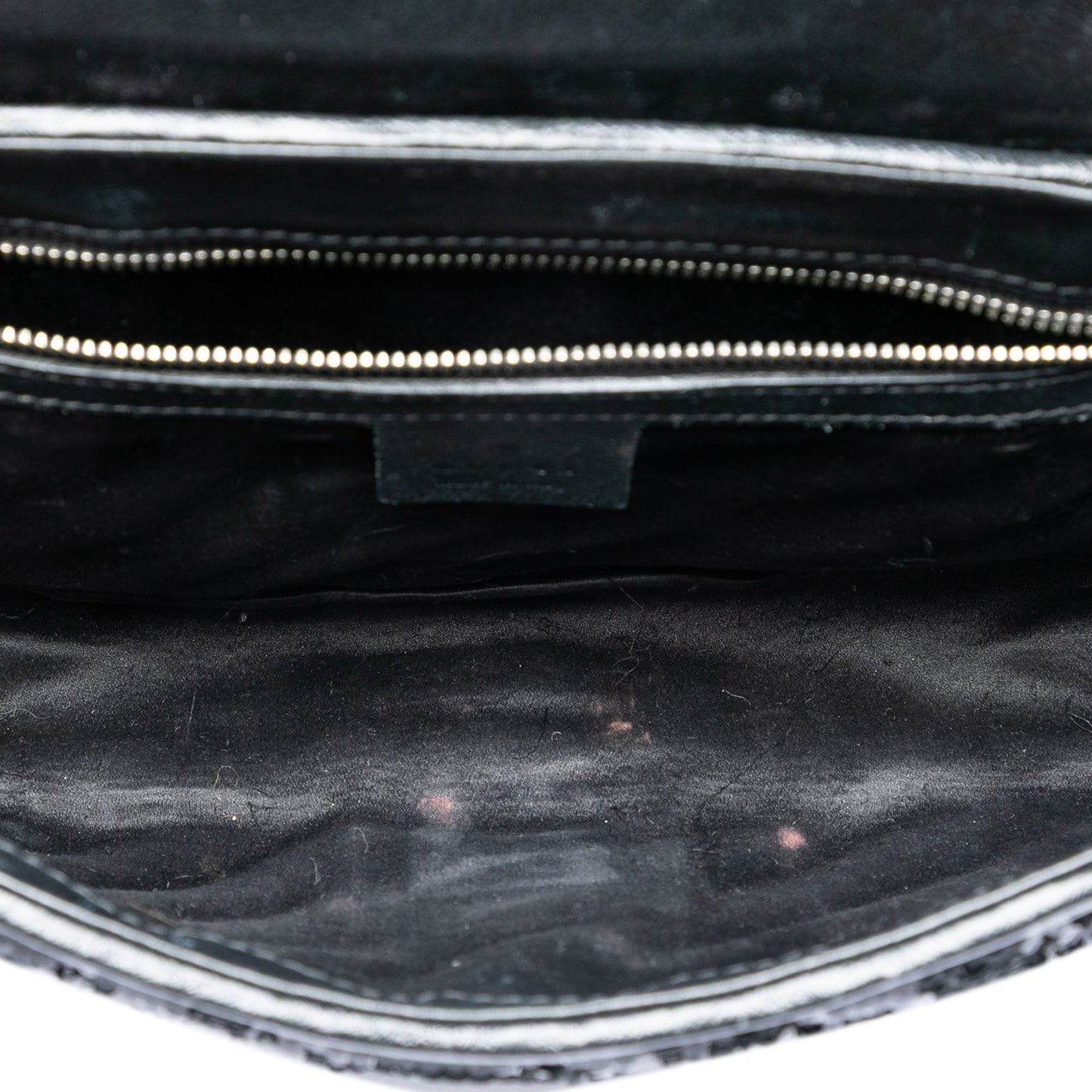 Gucci Medium GG Marmont Matelasse Sequin and Leather Shoulder Bag