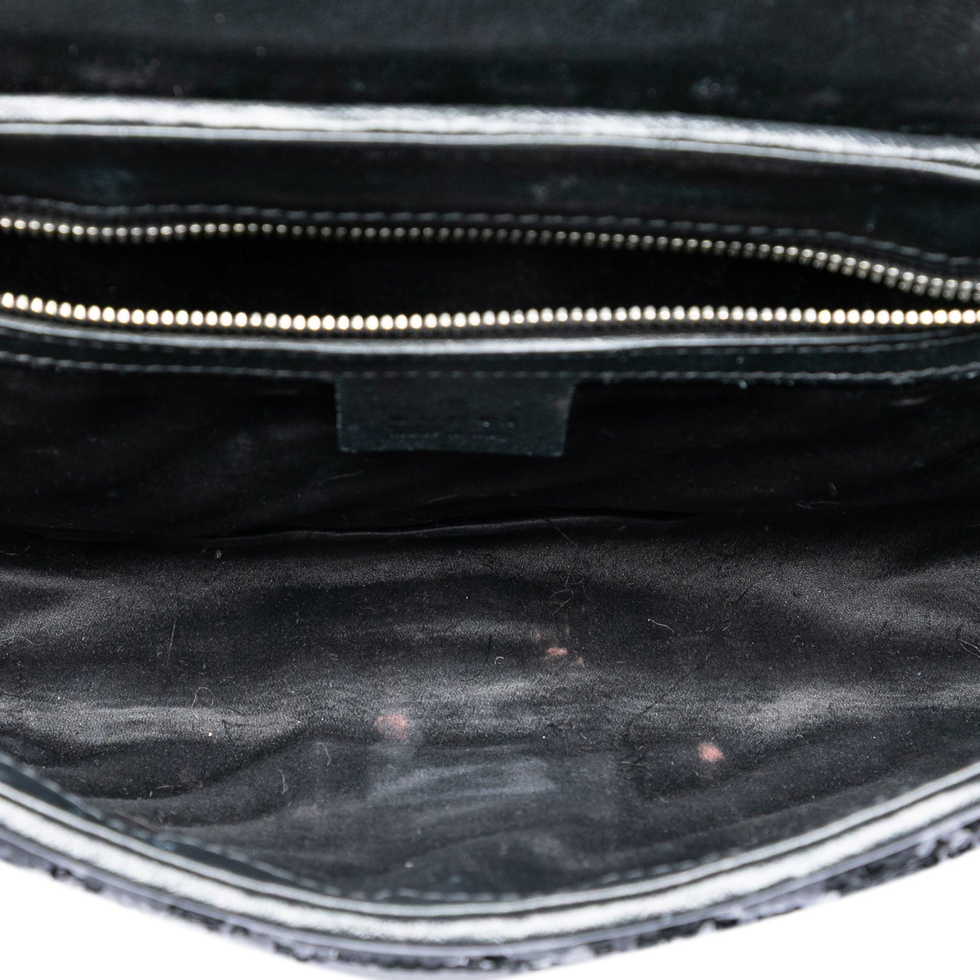 Gucci Medium GG Marmont Matelasse Sequin and Leather Shoulder Bag