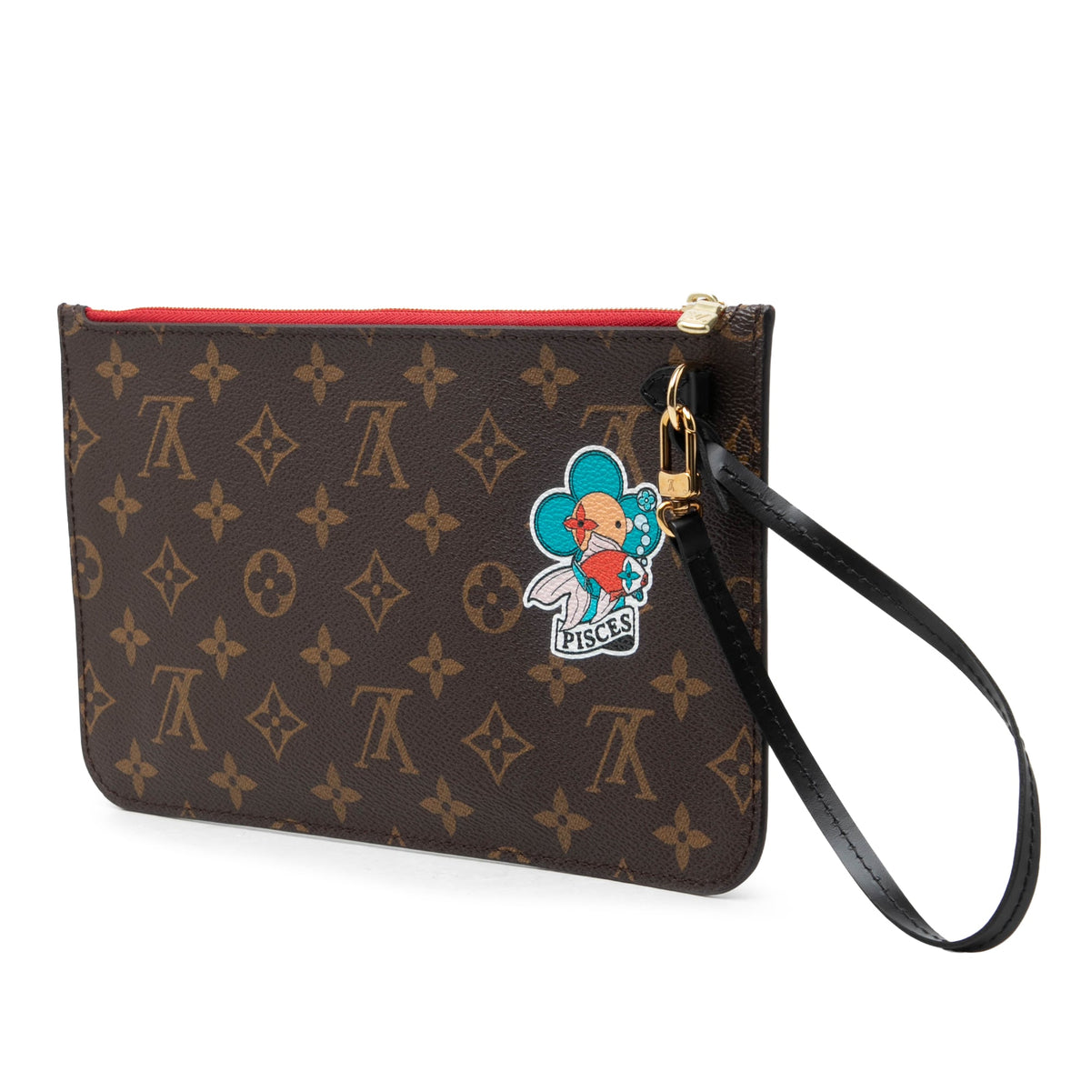 Louis Vuitton Monogram Catogram Neverfull MM Pouch